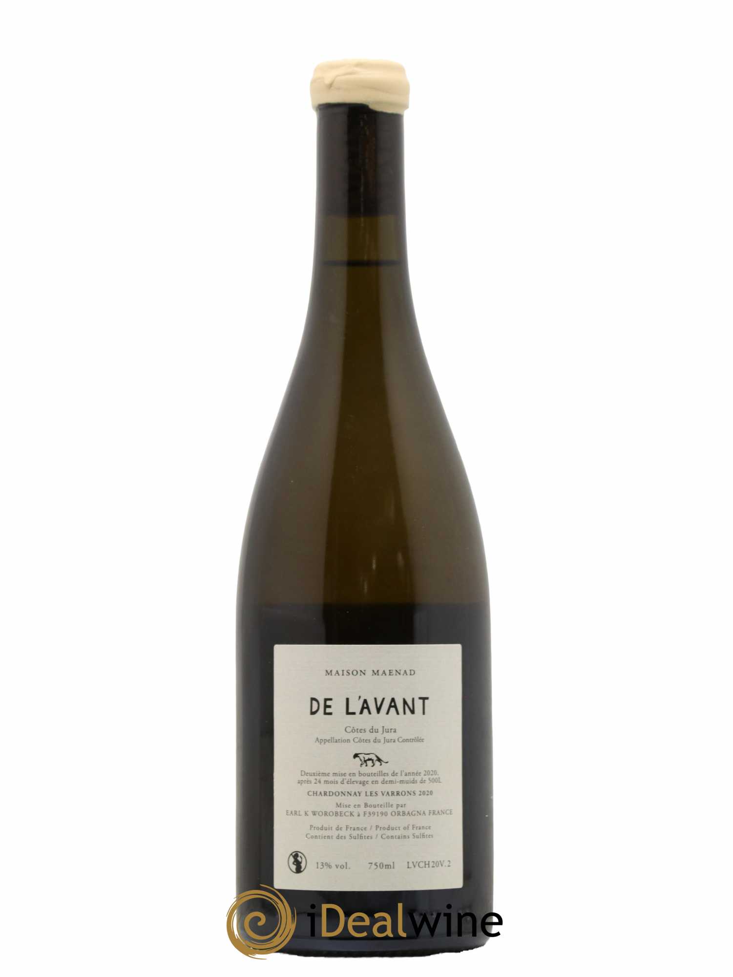 Côtes du Jura De l'Avant Les Varrons Katie Worobeck Maison Maenad 2020 - Lot de 1 bouteille - 1