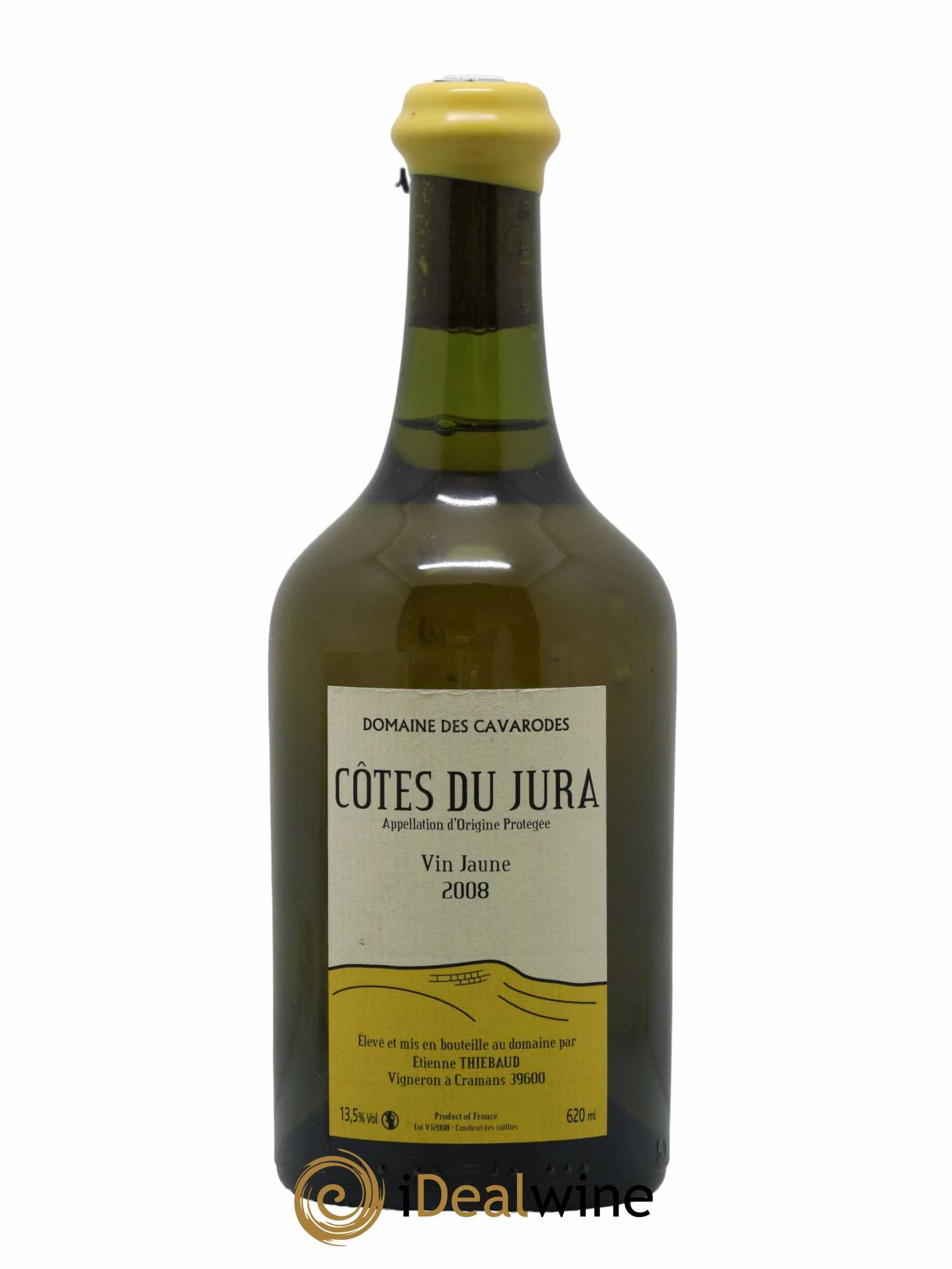 Côtes du Jura Vin Jaune Cavarodes (Domaine des) - Etienne Thiébaud 2008 - Lot de 1 bouteille - 0