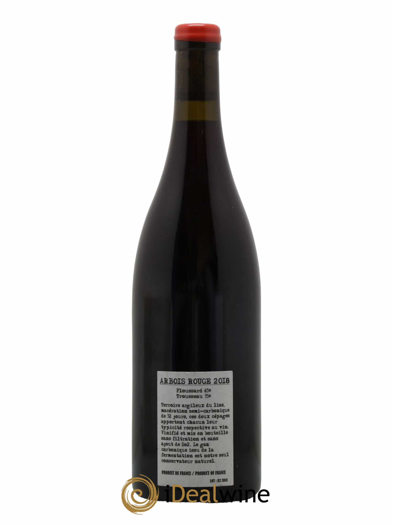 Arbois Ploussard Trousseau Adeline Houillon & Renaud Bruyère 2018 - Lot de 1 bouteille - 1