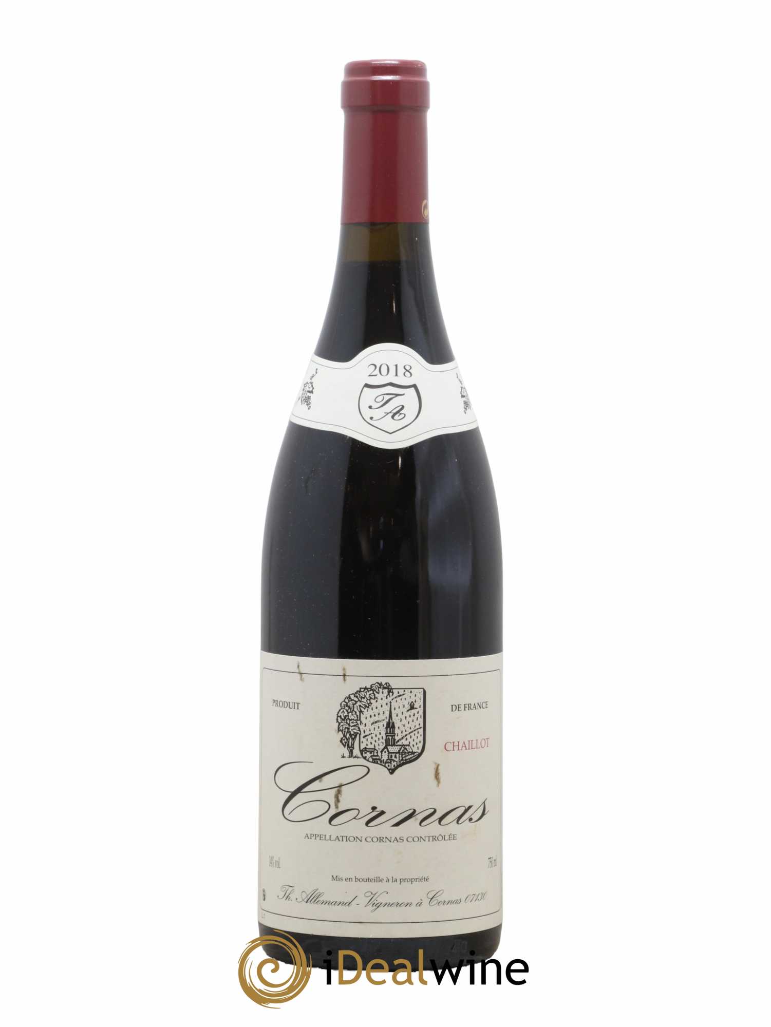 Cornas Chaillot Thierry Allemand 2018 - Lot de 1 bouteille - 0