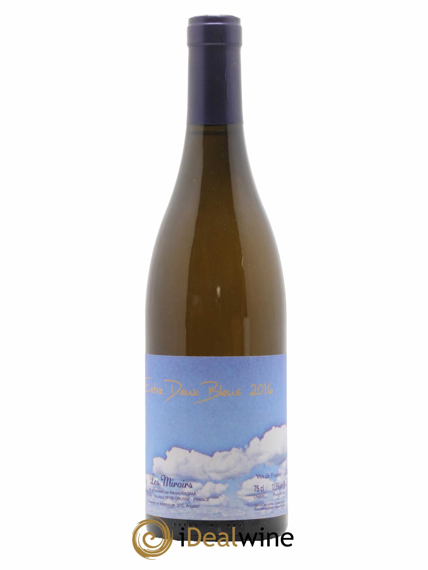 Vin de France Entre Deux Bleus Les saugettes Kenjiro Kagami - Domaine des Miroirs 2016 - Lot de 1 bouteille - 0