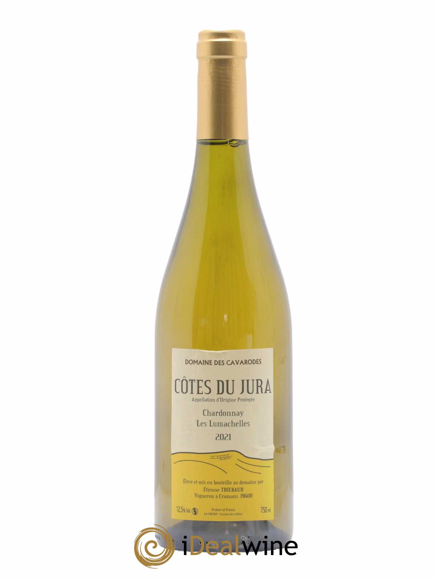 Côtes du Jura Chardonnay Les Lumachelles Cavarodes (Domaine des) - Etienne Thiébaud 2021 - Lot of 1 bottle - 0