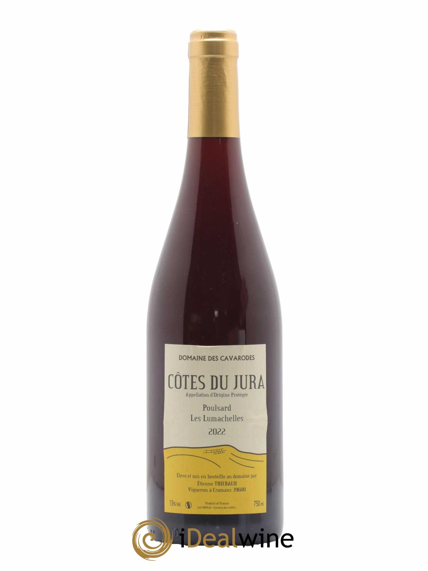 Côtes du Jura Poulsard Les Lumachelles Cavarodes (Domaine des) - Etienne Thiébaud 2022 - Lot de 1 bouteille - 0