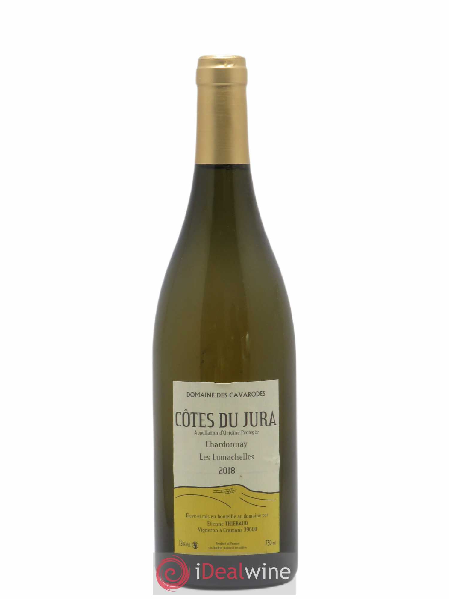 Côtes du Jura Chardonnay Les Lumachelles Cavarodes (Domaine des) - Etienne Thiébaud 2018 - Lot de 1 bouteille - 0