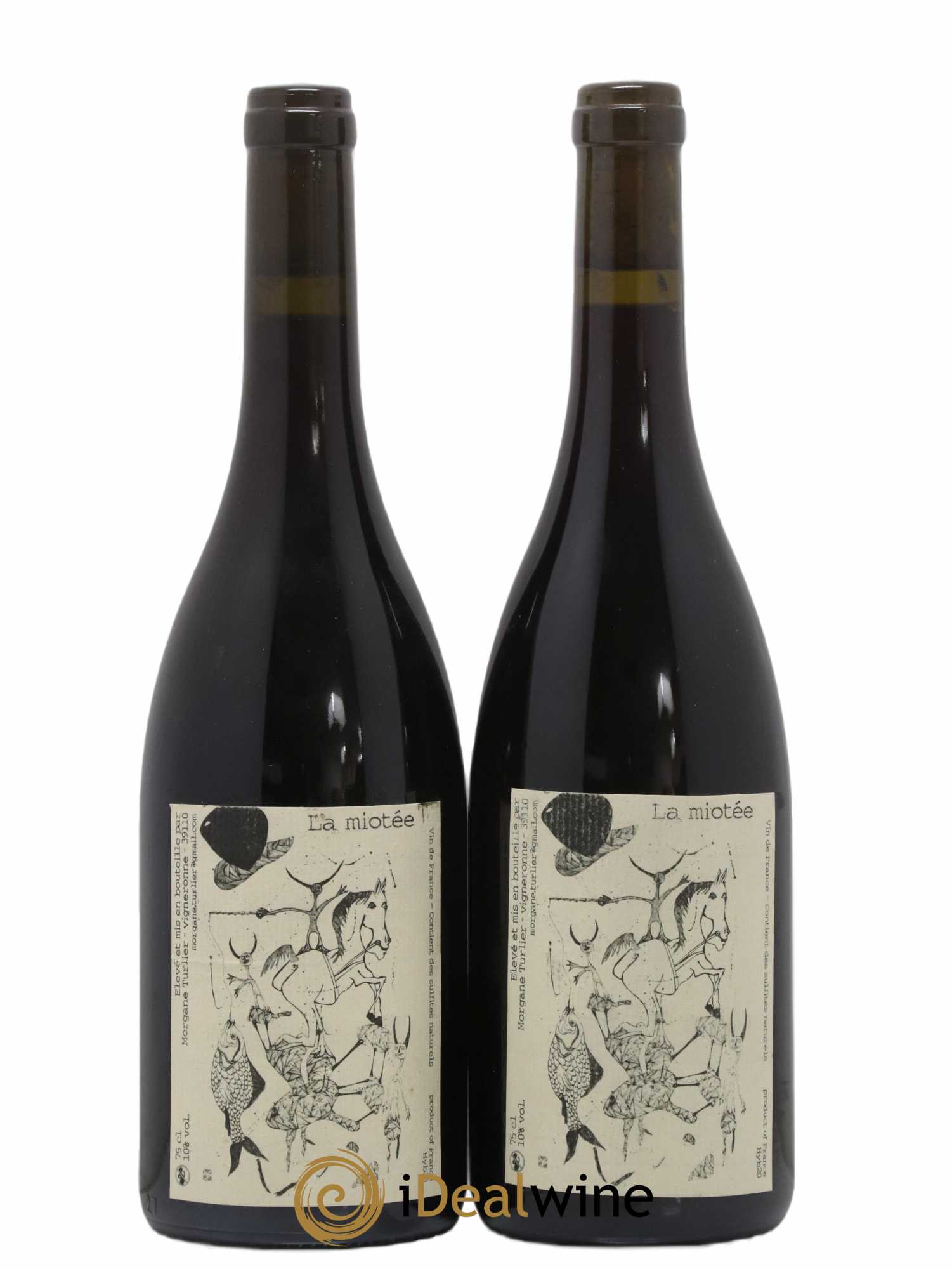 Vin de France La Miotée Morgane Turlier 2020 - Lot de 2 bouteilles - 0