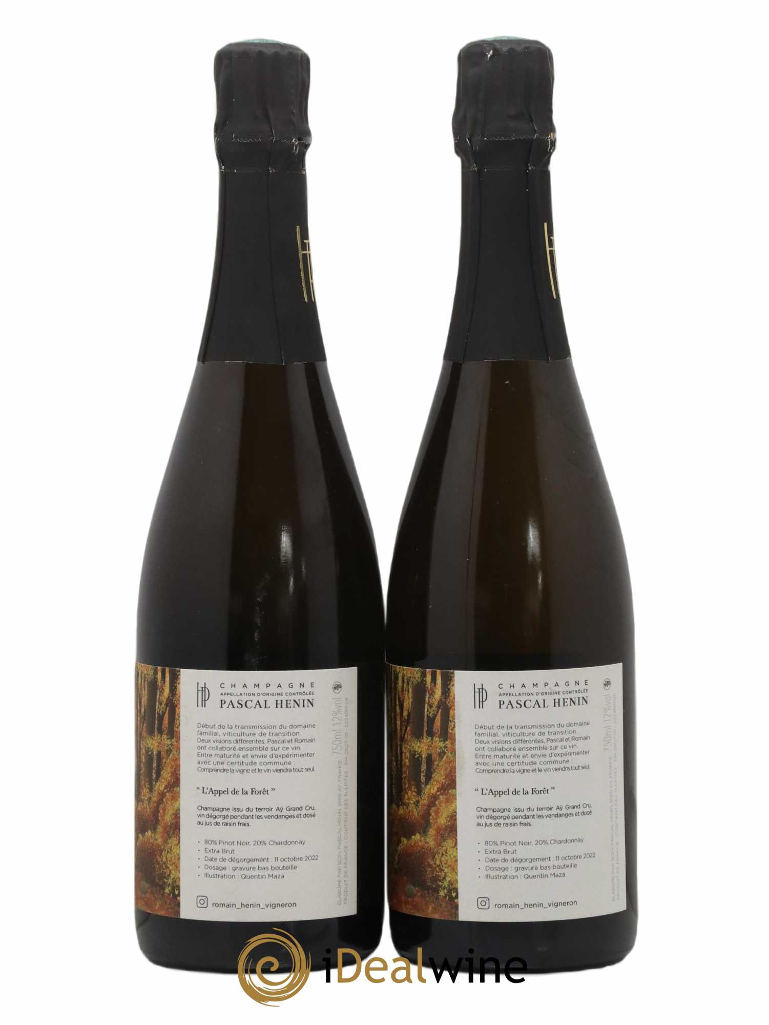 L'Appel de la Fôret Romain Henin - Lot de 2 bouteilles - 1