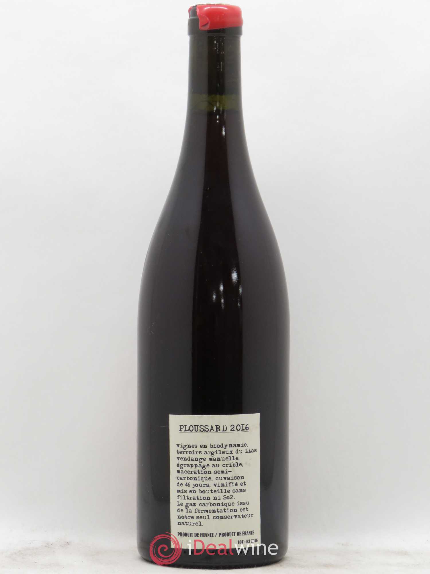 Arbois Ploussard Adeline Houillon & Renaud Bruyère 2016 - Lot de 1 bouteille - 1