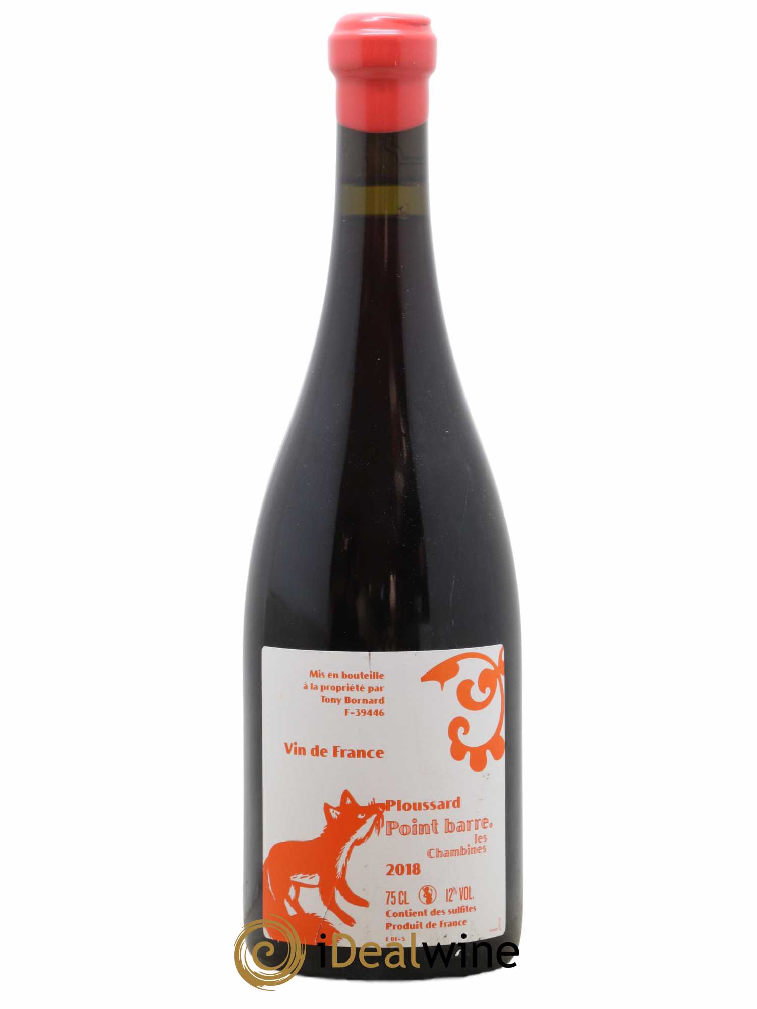 Arbois-Pupillin Ploussard Point Barre Bornard 2018 - Lot de 1 bouteille - 0
