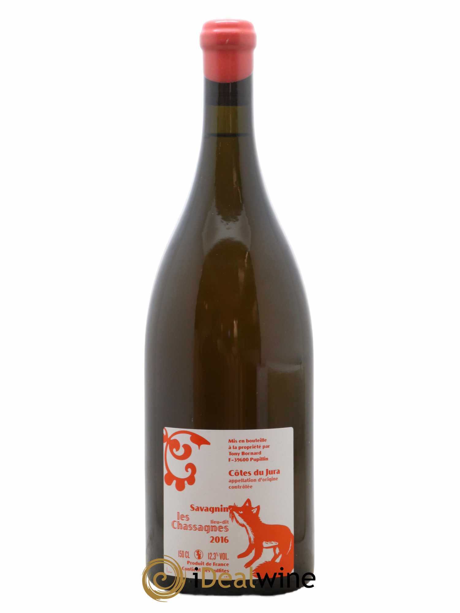 Côtes du Jura Les Chassagnes Savagnin Ouillé Bornard 2016 - Lot de 1 magnum - 0
