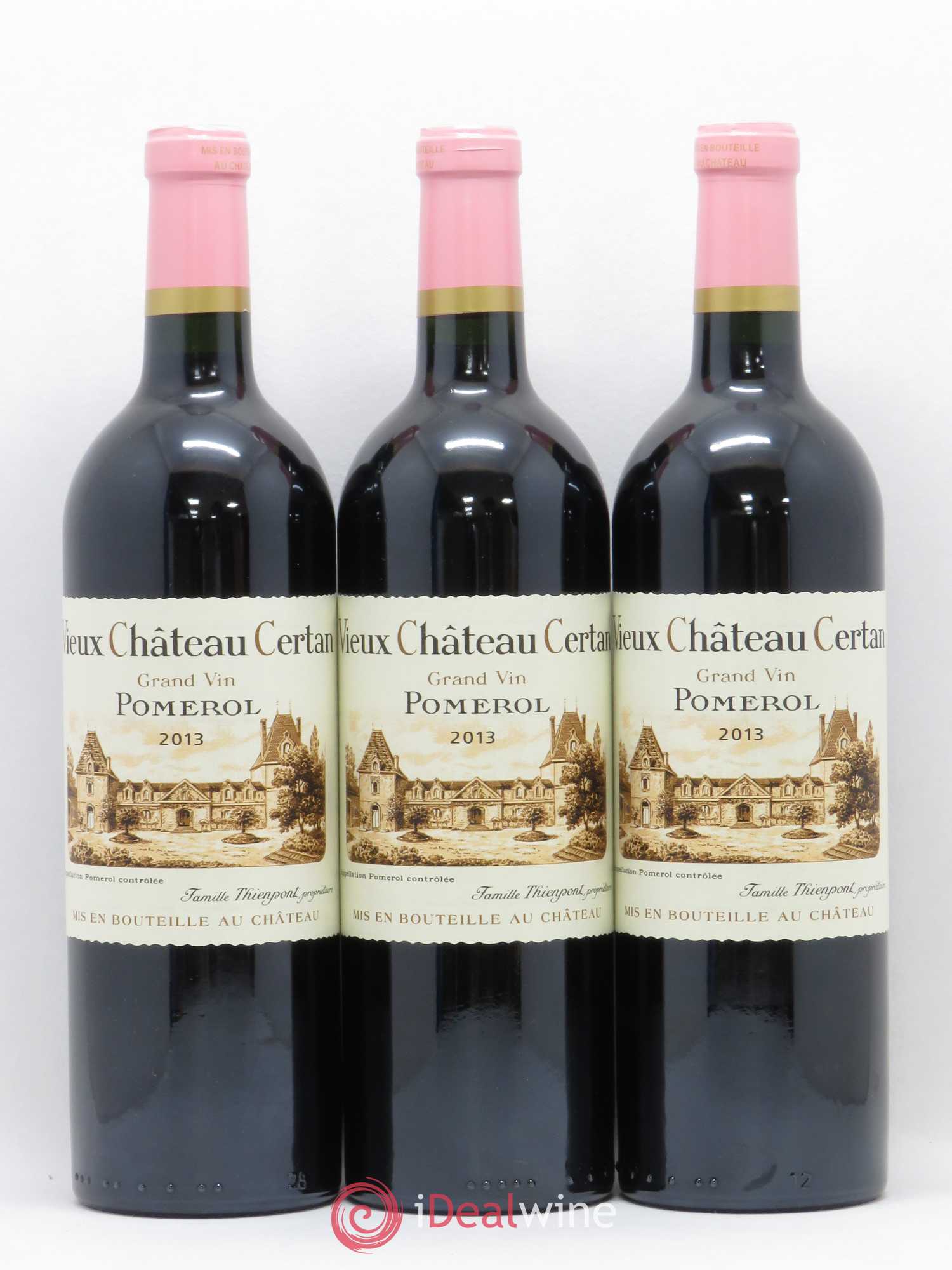Vieux Château Certan 2013 - Lot de 3 bouteilles - 0