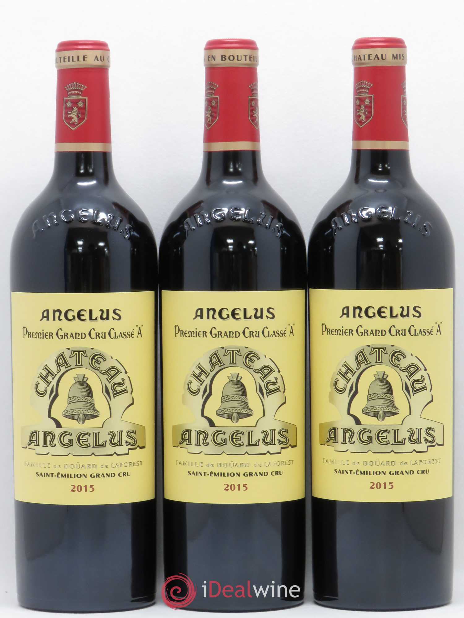 Château Angélus 1er Grand Cru Classé A 2015 - Lot de 12 bouteilles - 1