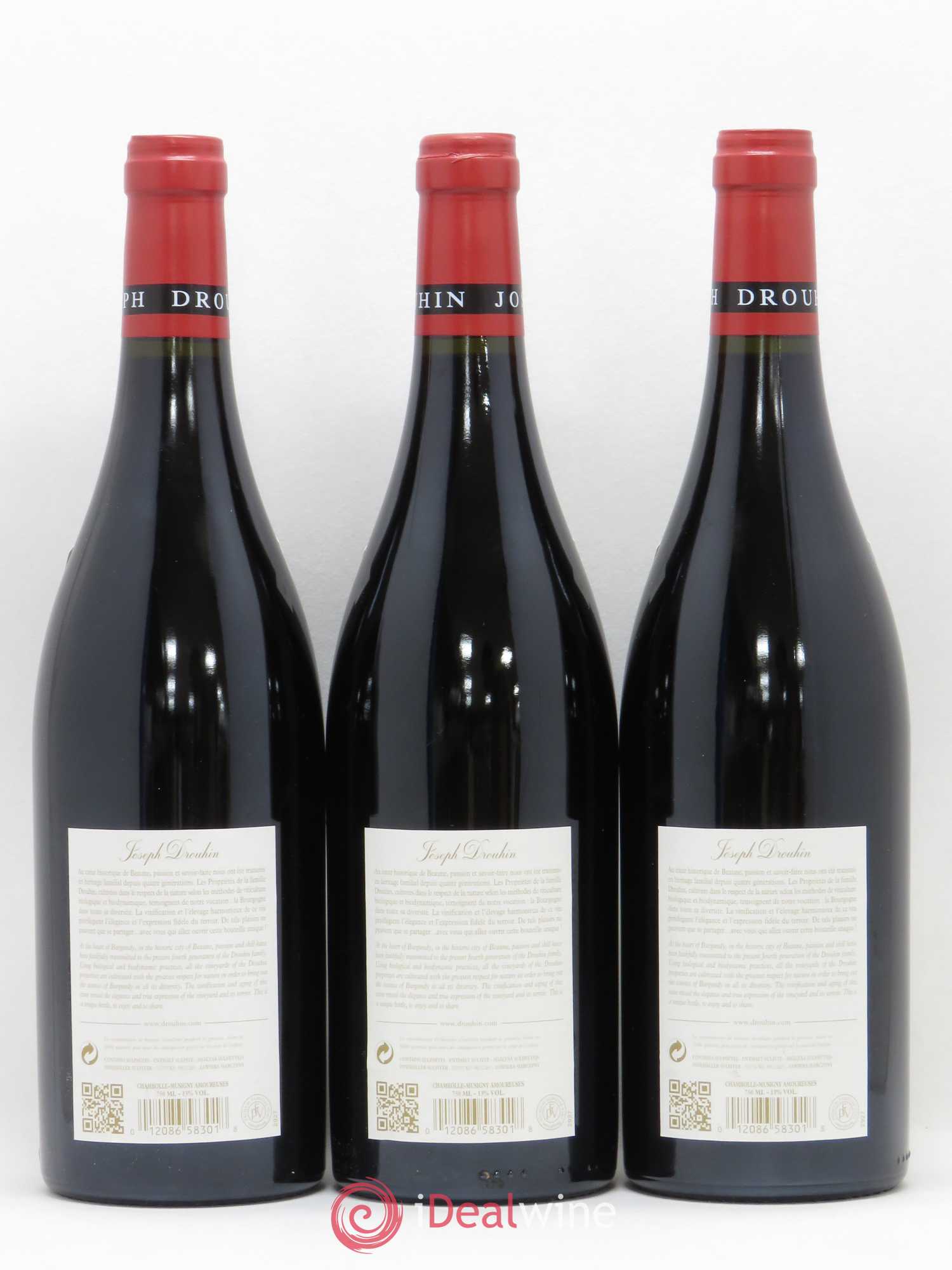 Chambolle-Musigny 1er Cru Les Amoureuses Joseph Drouhin 2012 - Lot de 3 bouteilles - 1