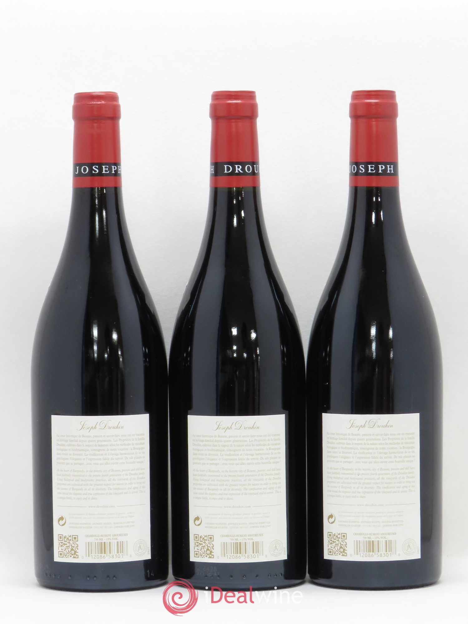 Chambolle-Musigny 1er Cru Les Amoureuses Joseph Drouhin 2013 - Lot de 3 bouteilles - 1