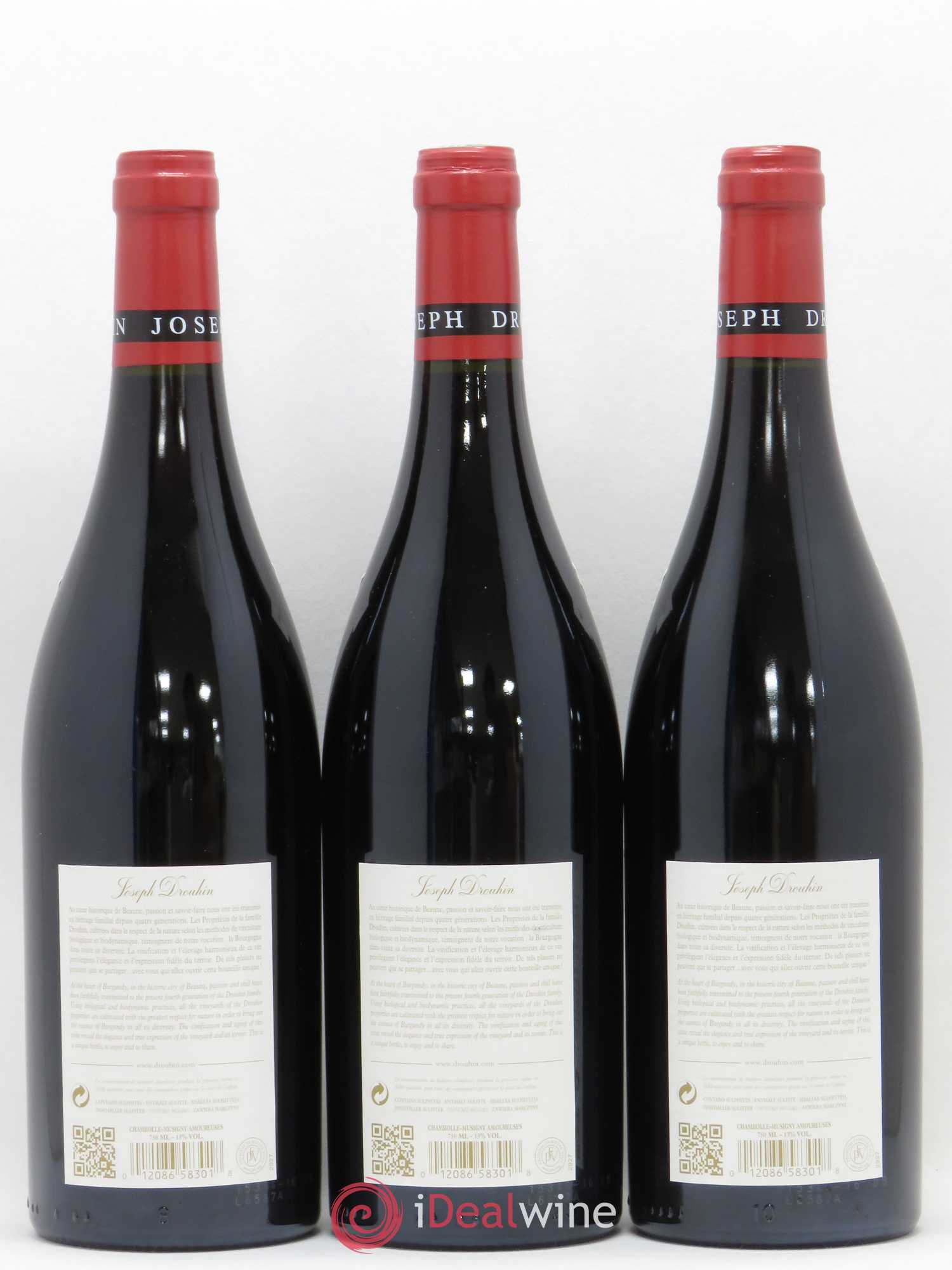 Chambolle-Musigny 1er Cru Les Amoureuses Joseph Drouhin 2014 - Lot de 3 bouteilles - 1