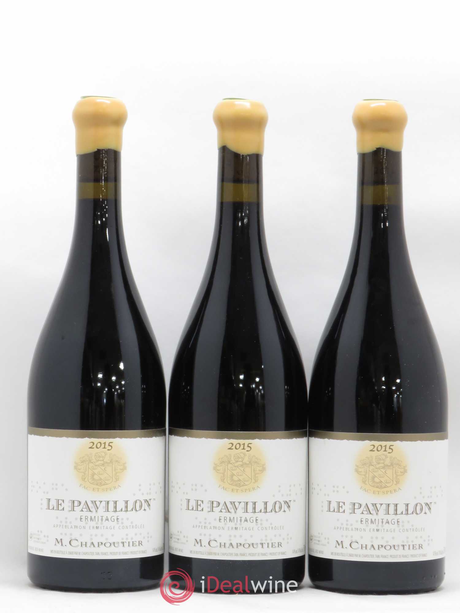 Hermitage Ermitage Le Pavillon Chapoutier 2015 - Lot de 6 bouteilles - 3