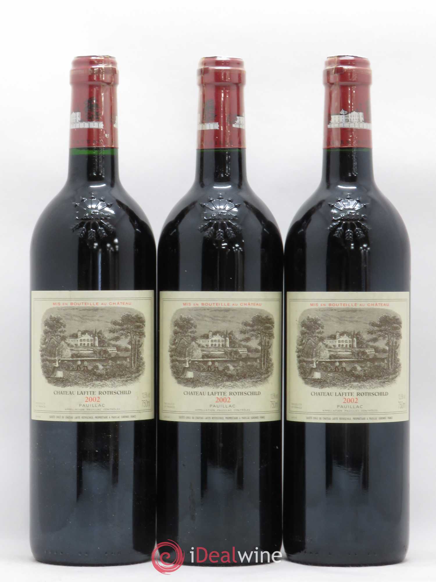 Château Lafite Rothschild 1er Grand Cru Classé 2002 - Lot de 12 bouteilles - 2