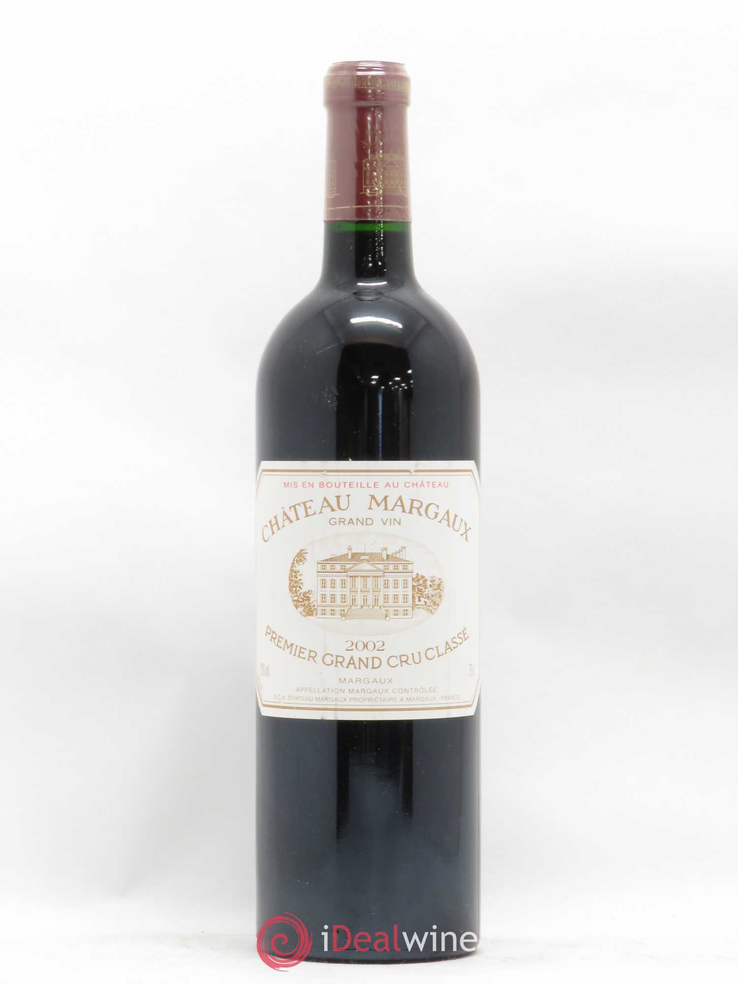 Château Margaux 1er Grand Cru Classé 2002 - Lot de 1 bouteille - 0