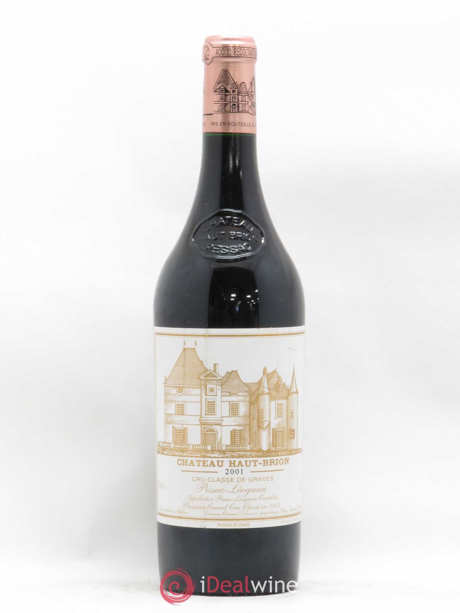 Château Haut Brion 1er Grand Cru Classé 2001 - Lot de 1 bouteille - 0
