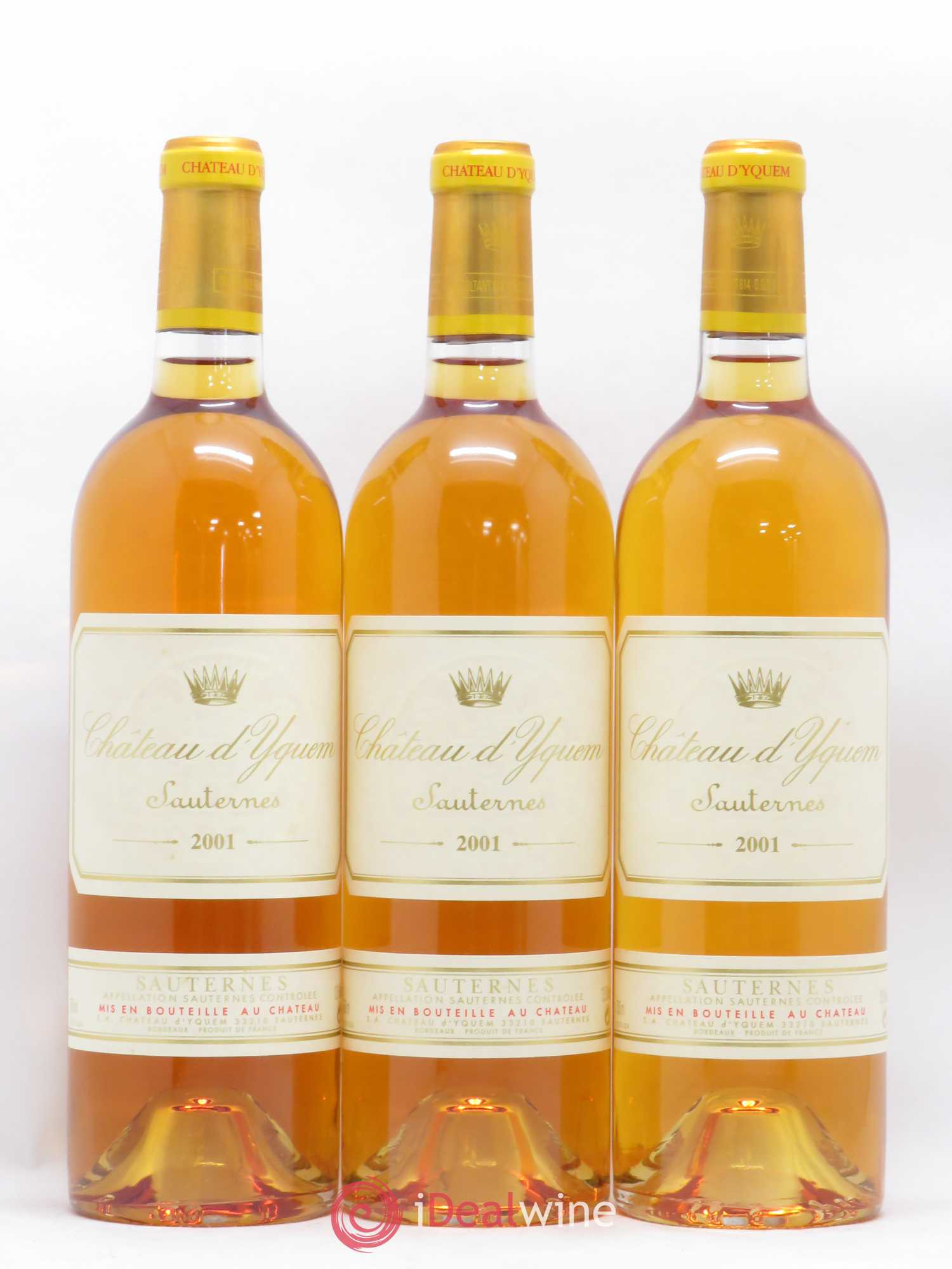 Château d' Yquem 1er Cru Classé Supérieur 2001 - Lotto di 6 bottiglie - 1