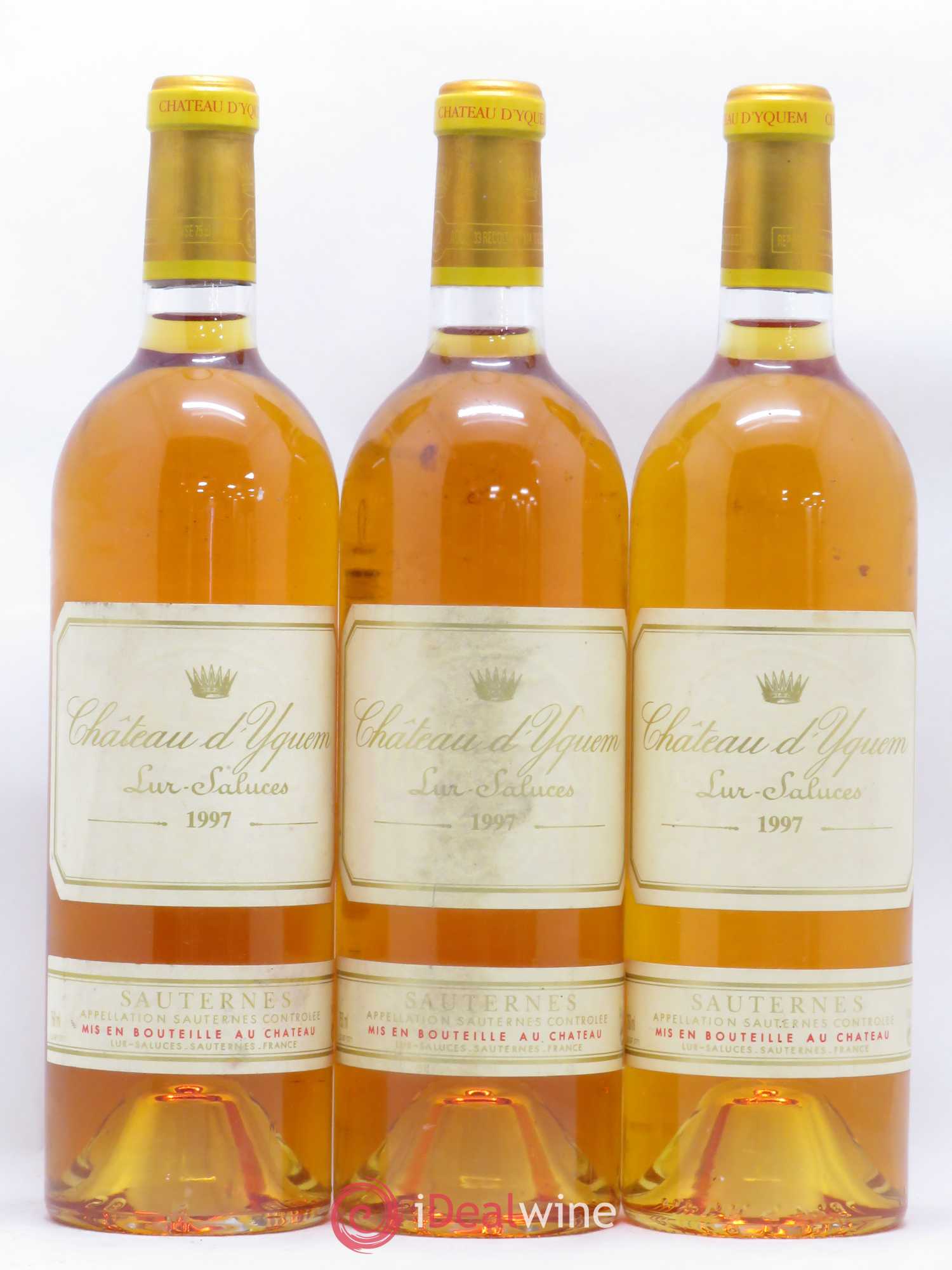 Château d' Yquem 1er Cru Classé Supérieur 1997 - Lotto di 3 bottiglie - 0