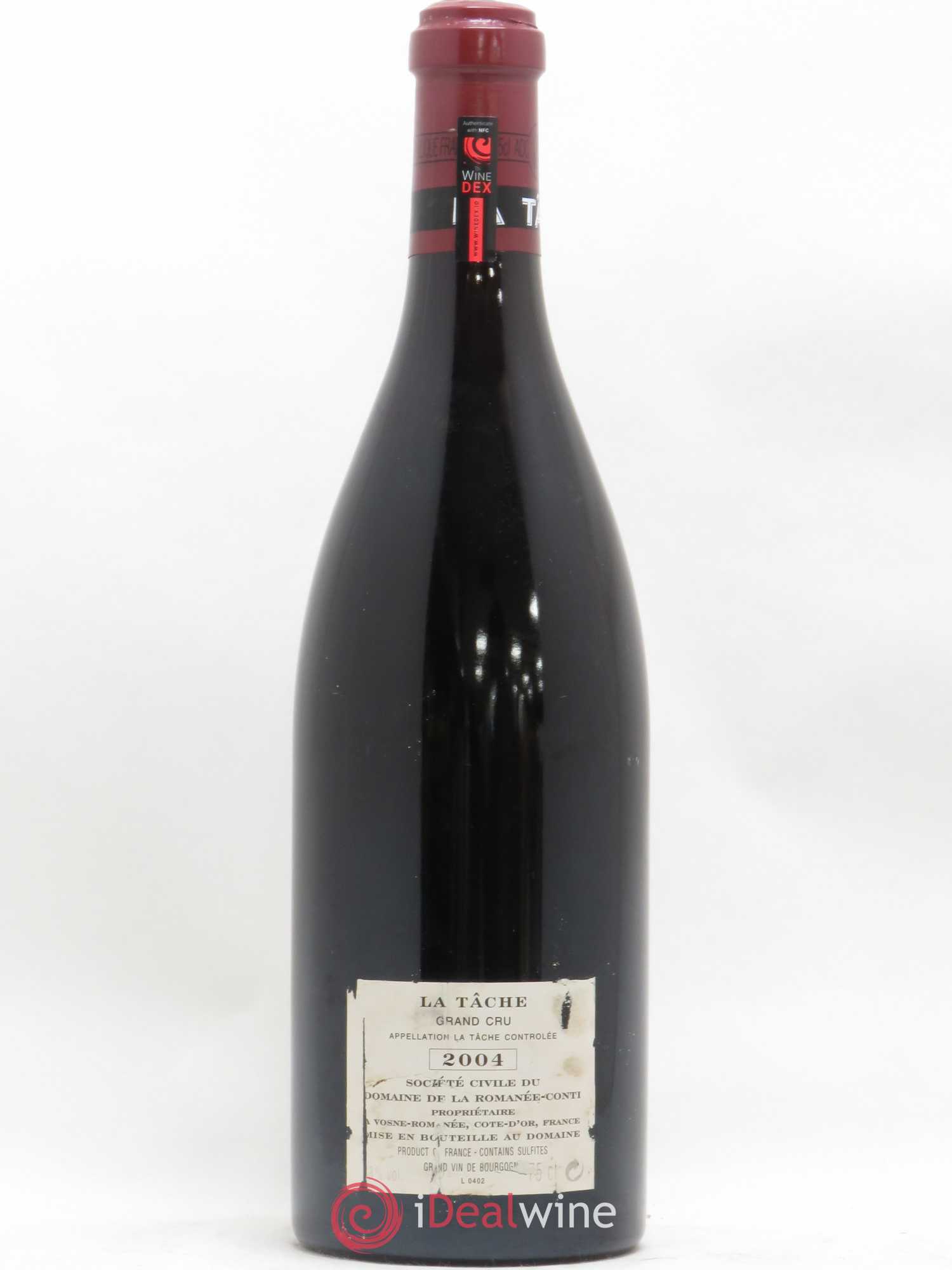 La Tâche Grand Cru Domaine de la Romanée-Conti 2004 - Lot de 1 bouteille - 1