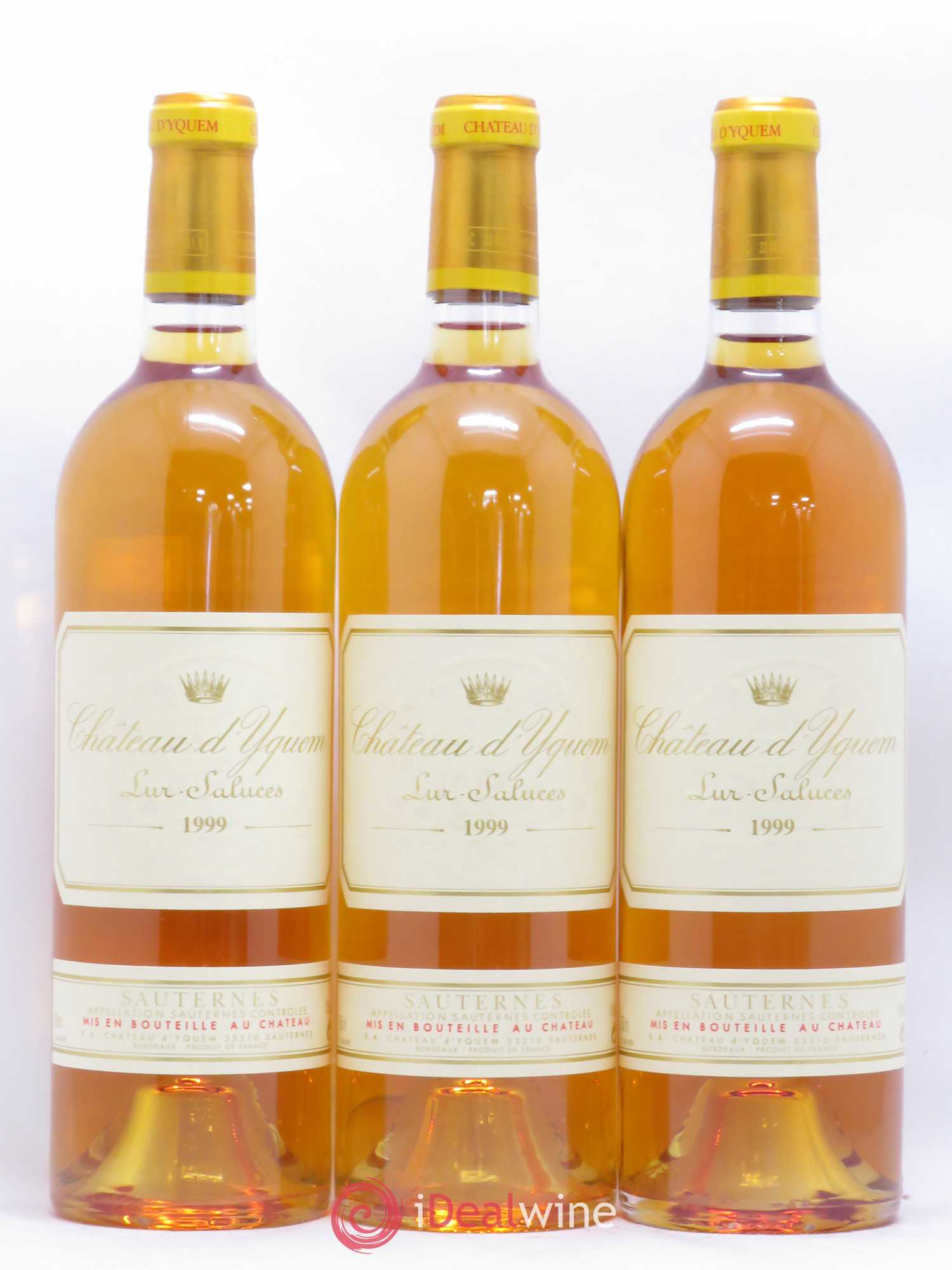 Château d' Yquem 1er Cru Classé Supérieur 1999 - Lotto di 6 bottiglie - 1