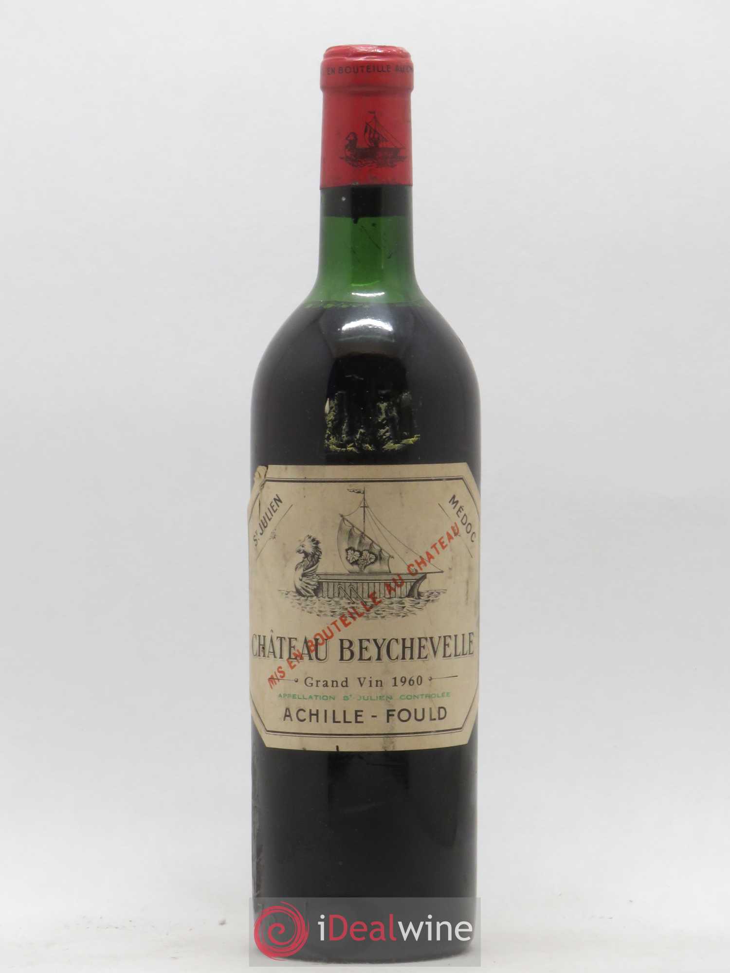 Château Beychevelle 4ème Grand Cru Classé 1960 - Lot de 1 bouteille - 0