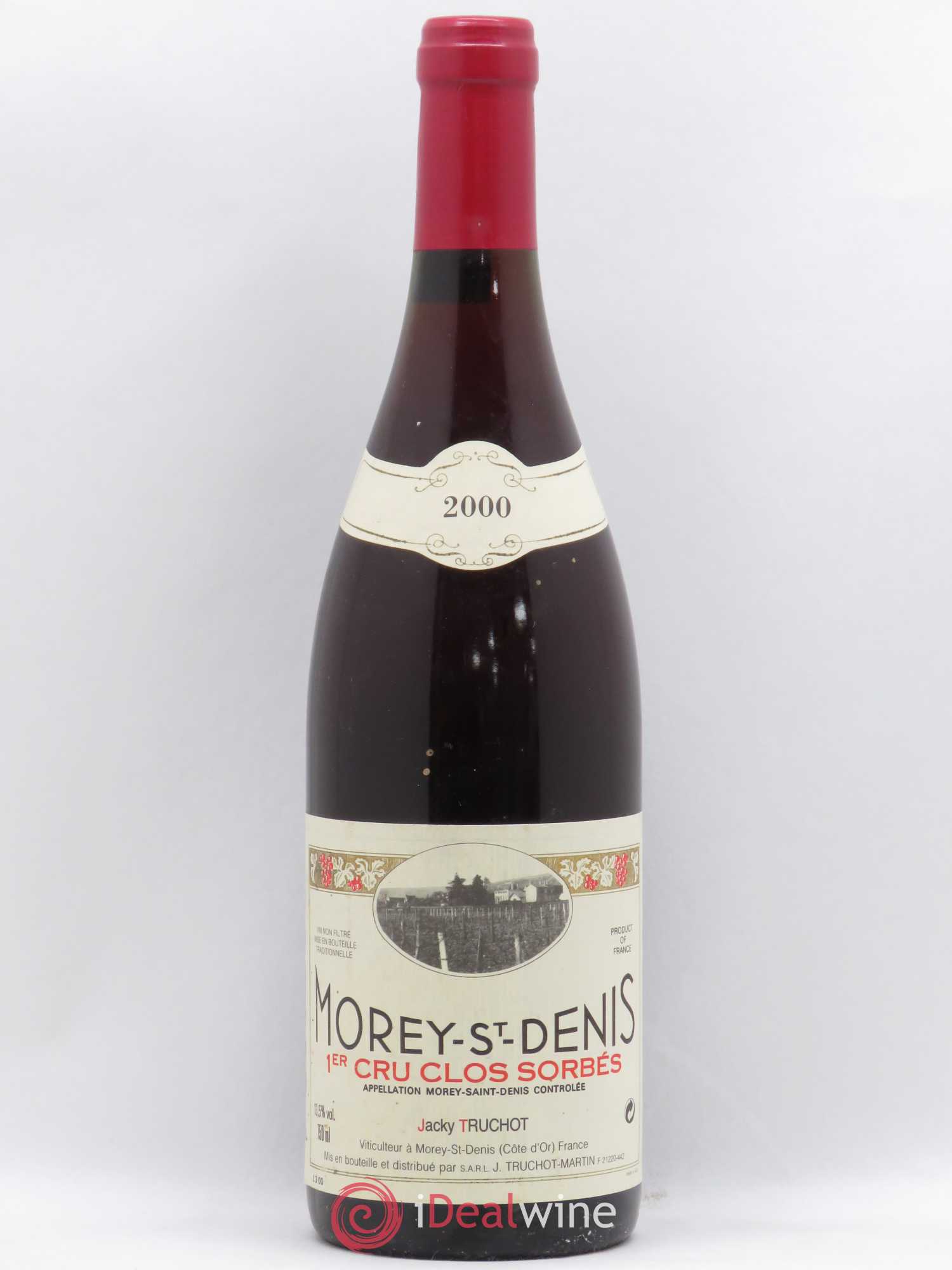 Morey-Saint-Denis 1er Cru Clos Sorbés Jacky Truchot 2000 - Lot de 1 bouteille - 0