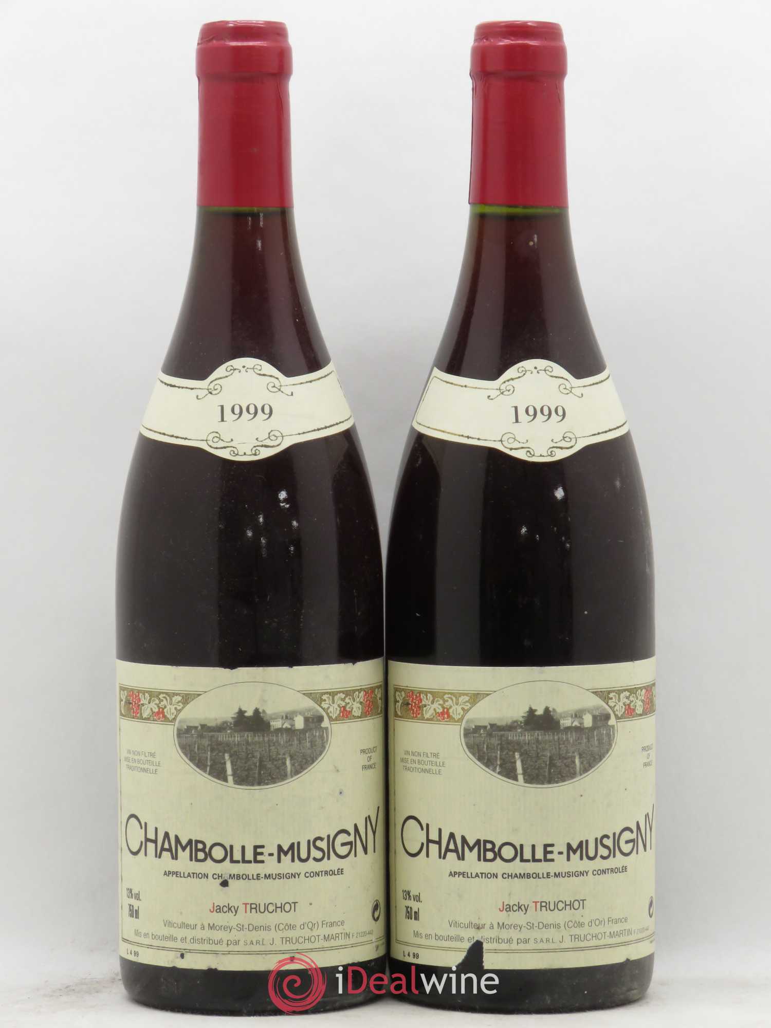 Chambolle-Musigny Jacky Truchot 1999 - Posten von 2 Flaschen - 0