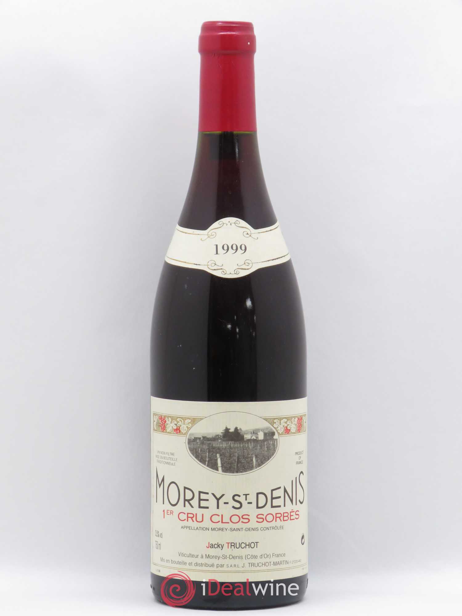 Morey-Saint-Denis 1er Cru Clos Sorbés Jacky Truchot 1999 - Lot de 1 bouteille - 0