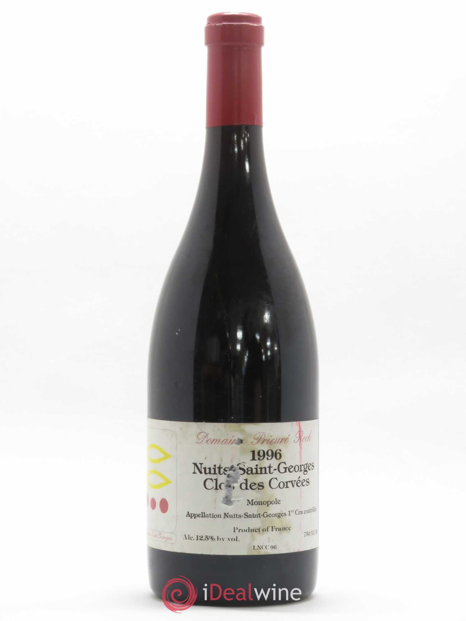Nuits-Saint-Georges 1er Cru Le Clos des Corvées Prieuré Roch 1996 - Lot de 1 bouteille - 0