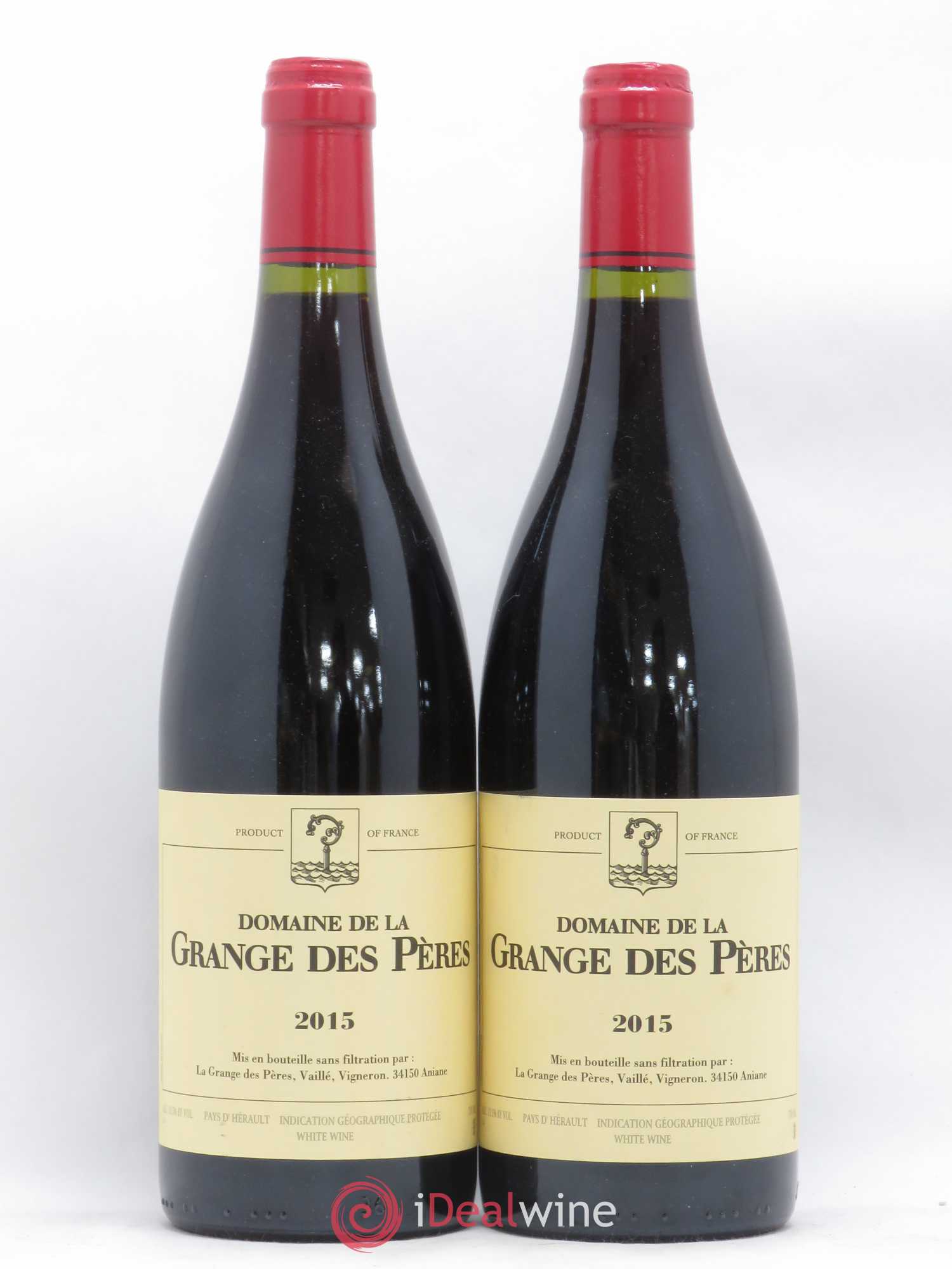 Pays d'Hérault Grange des Pères Laurent Vaillé 2015 - Lot de 2 bouteilles - 0
