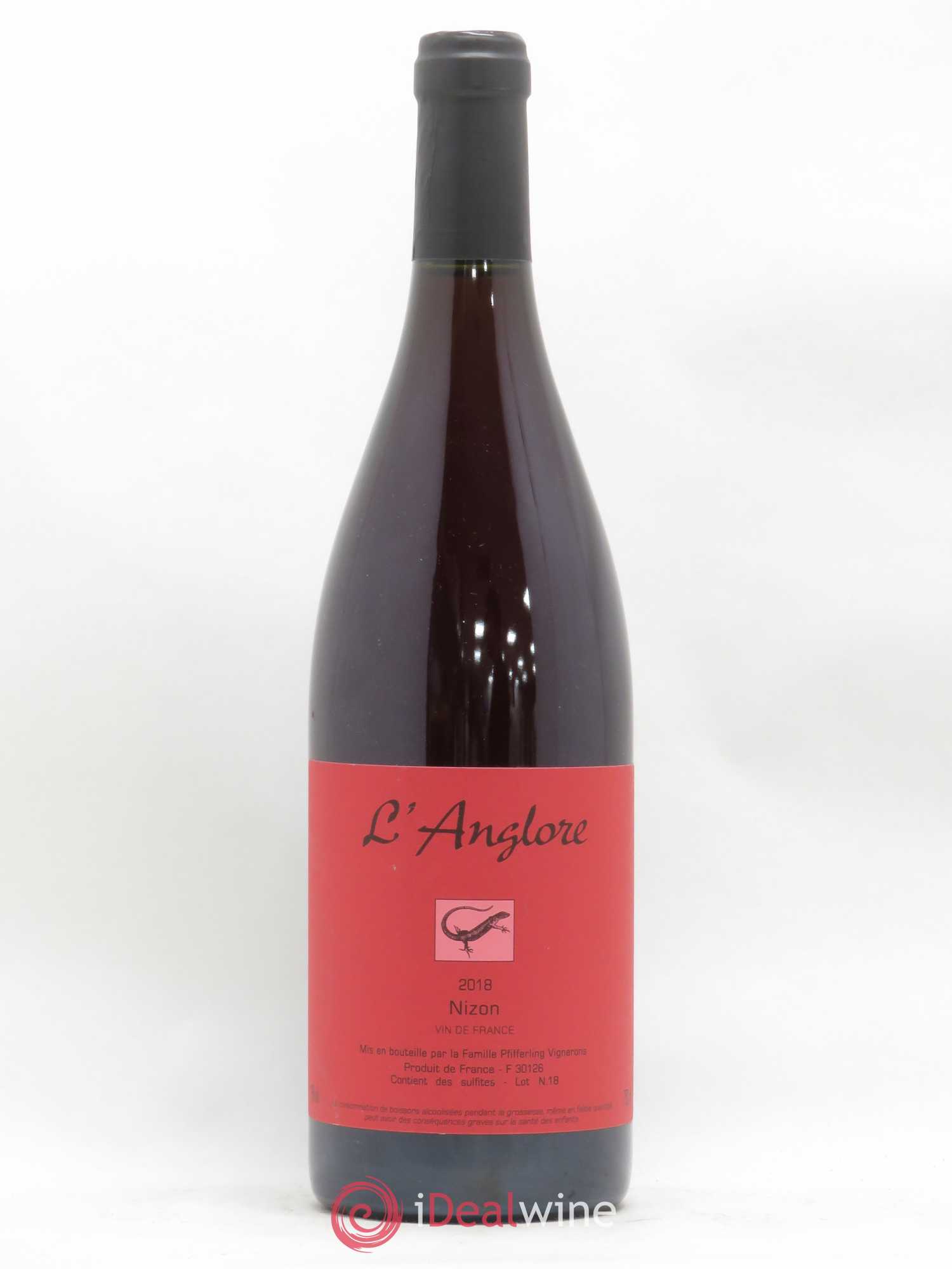 Vin de France Nizon L'Anglore 2018 - Lot de 1 bouteille - 0