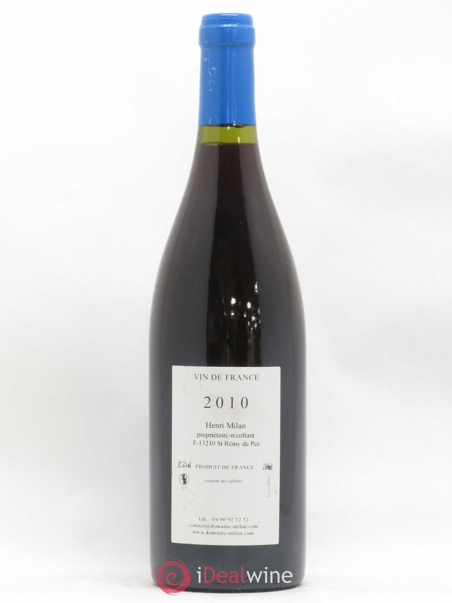 Vin de France Le Jardin Henri Milan 2010 - Lot de 1 bouteille - 1