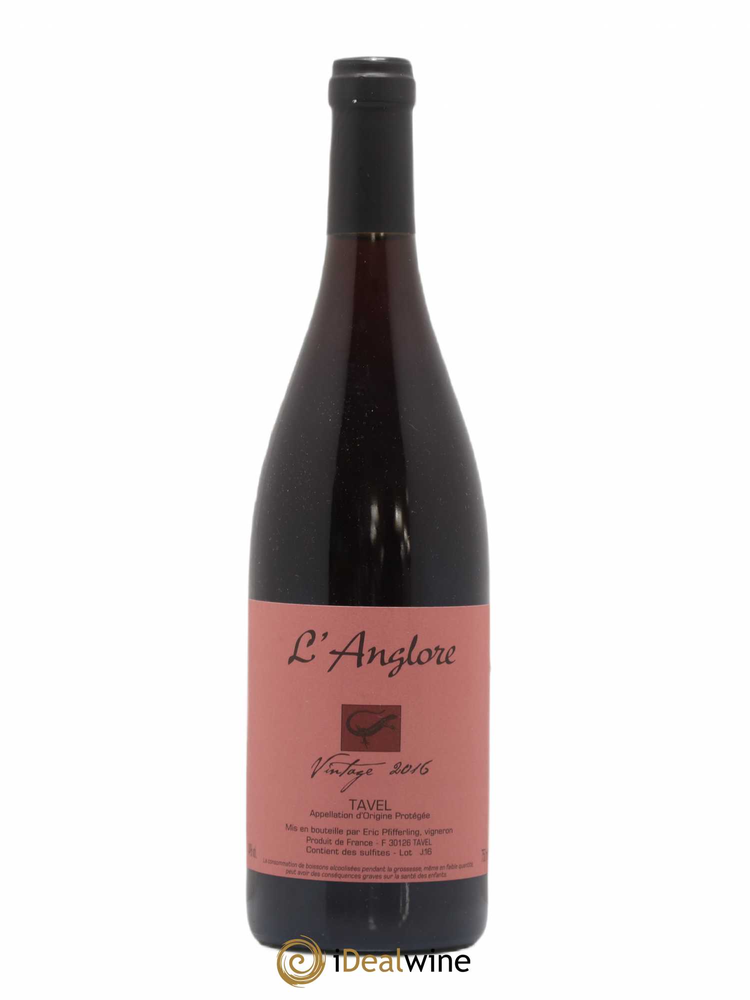 Tavel Vintage L'Anglore 2016 - Lot de 1 bouteille - 0