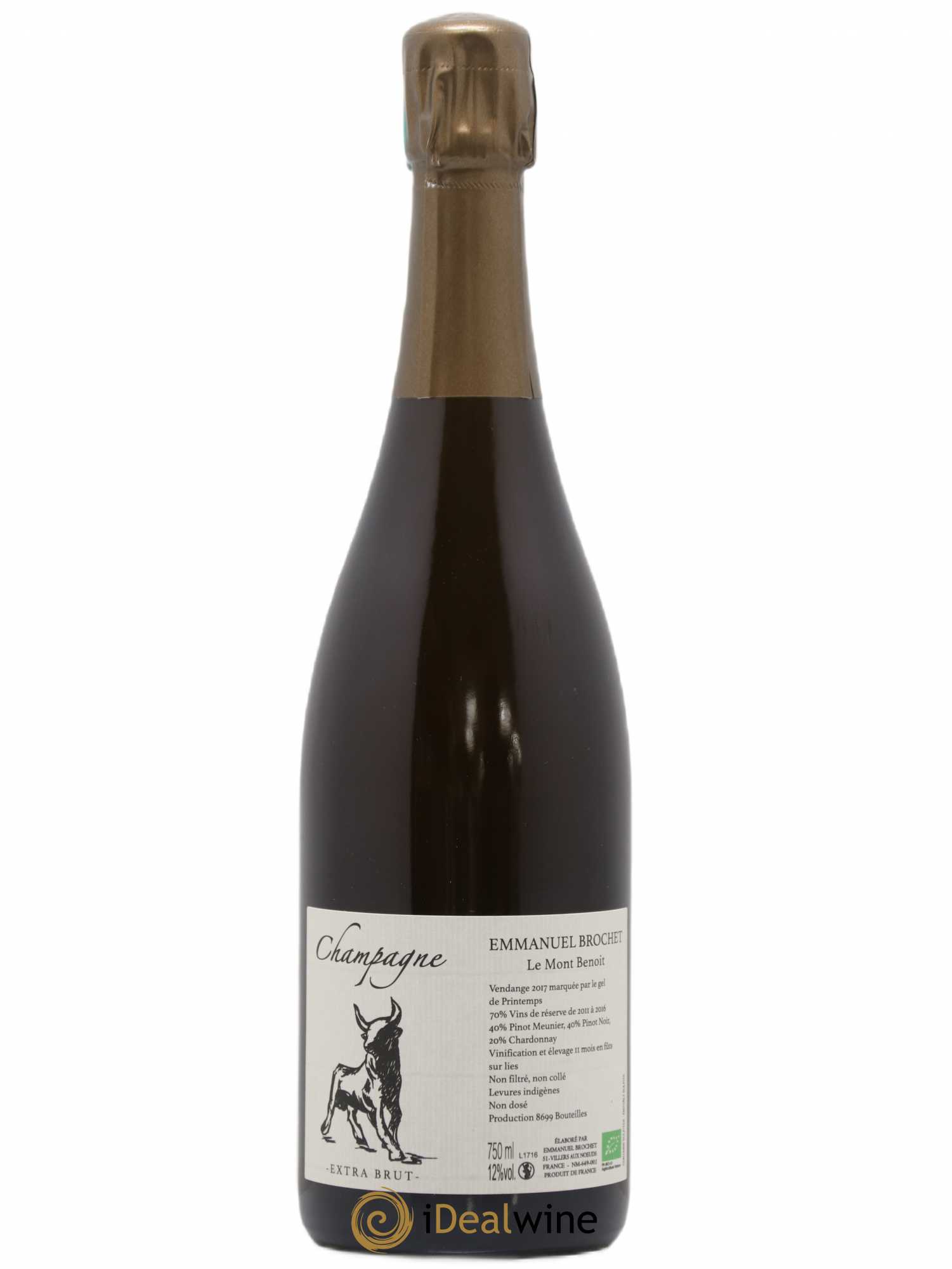 Le Mont Benoit Extra-Brut Emmanuel Brochet - Lot de 1 bouteille - 0