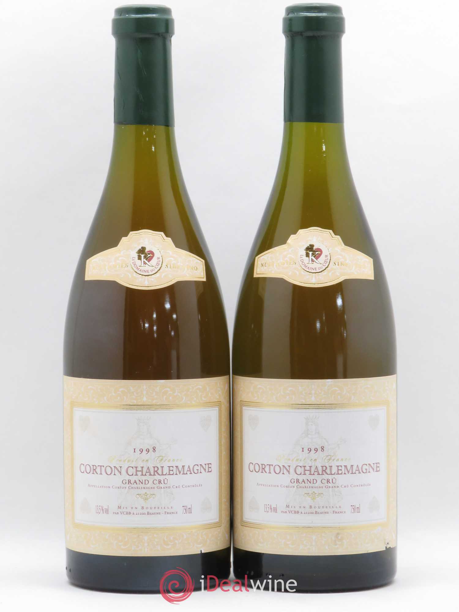 Corton-Charlemagne Grand Cru Domaine du Coeur 1998 - Posten von 2 Flaschen - 0