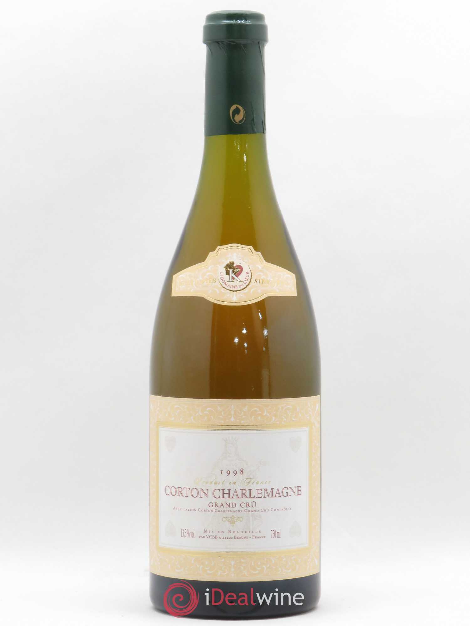 Corton-Charlemagne Grand Cru Domaine du Coeur 1998 - Posten von 1 Flasche - 0