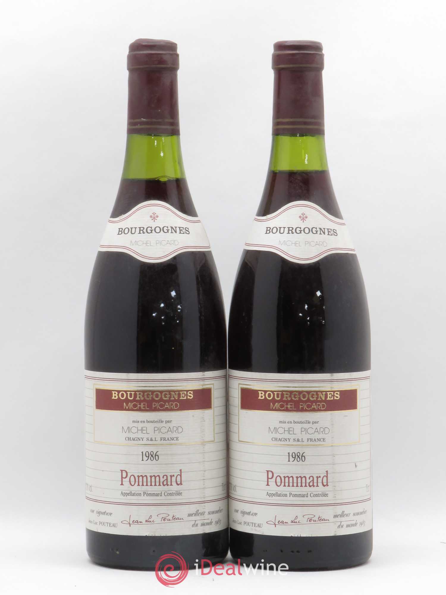 Pommard Michel Picard 1986 - Lot de 2 bouteilles - 0
