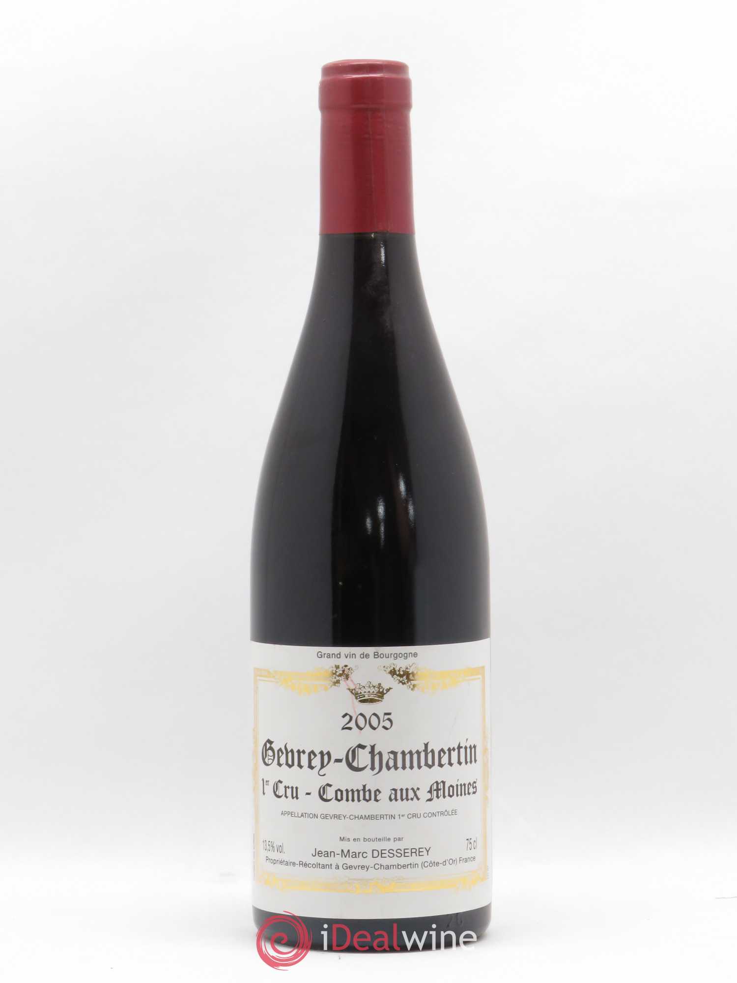 Gevrey-Chambertin 1er Cru Combes Aux Moines Jean Marc Desserey 2005 - Posten von 1 Flasche - 0