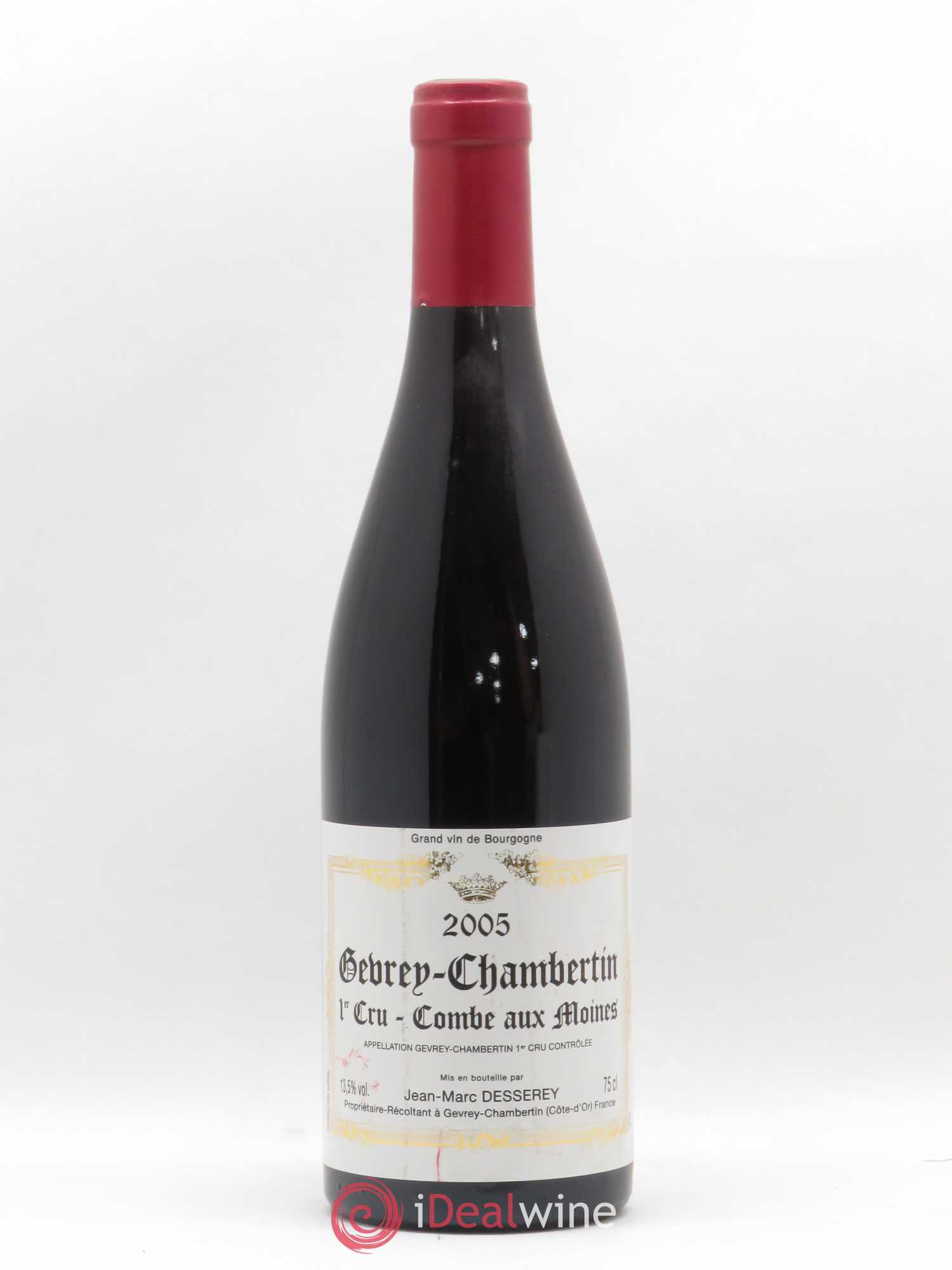 Gevrey-Chambertin 1er Cru Combes Aux Moines Jean Marc Desserey 2005 - Posten von 1 Flasche - 0