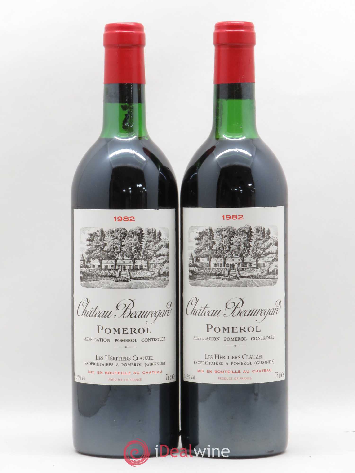 Château Beauregard 1982 - Lot de 2 bouteilles - 0