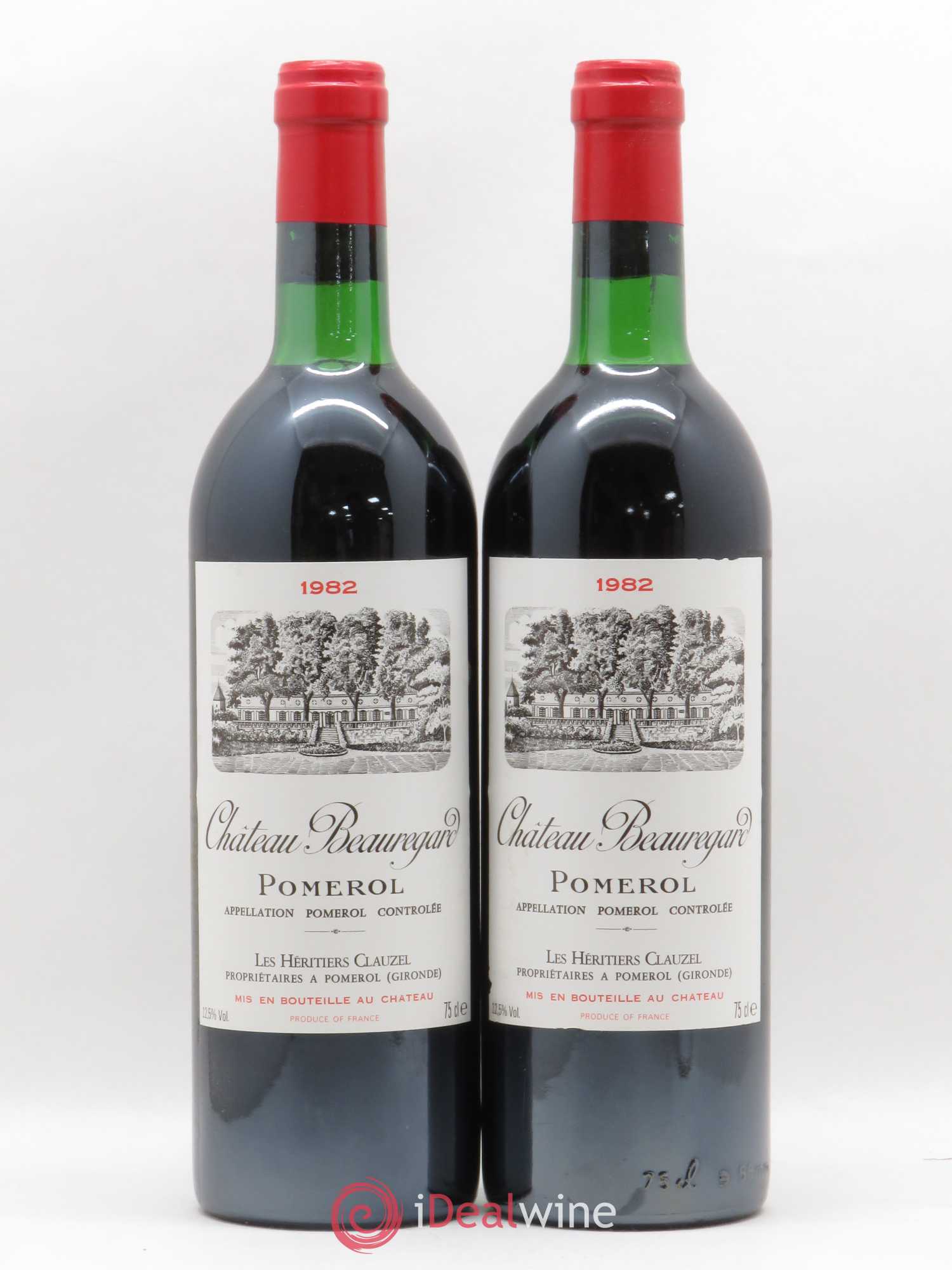 Château Beauregard 1982 - Lot de 2 bouteilles - 0