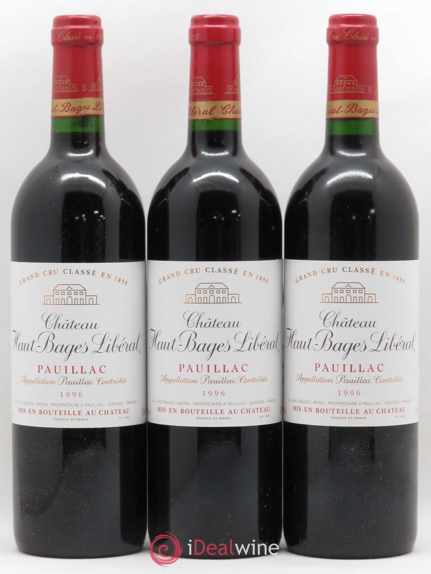 Château Haut Bages Libéral 5ème Grand Cru Classé 1996 - Lotto di 12 bottiglie - 1