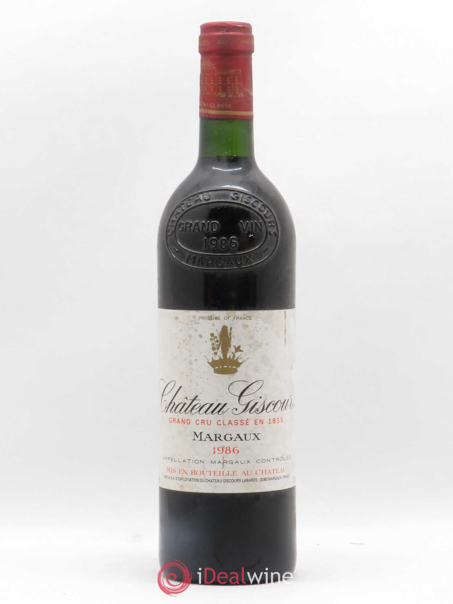 Château Giscours 3ème Grand Cru Classé 1986 - Lot de 1 bouteille - 0