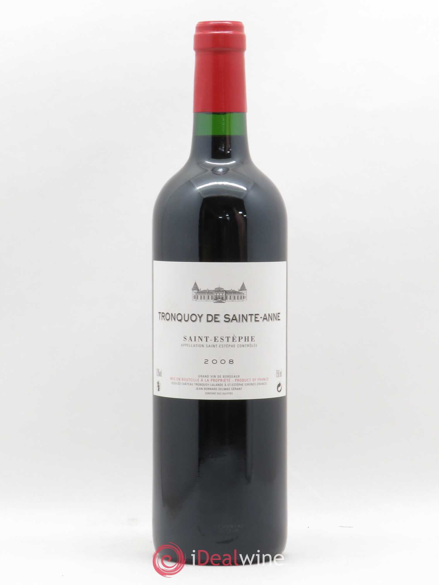 Château Tronquoy de Sainte-Anne 2008 - Lot de 1 bouteille - 0