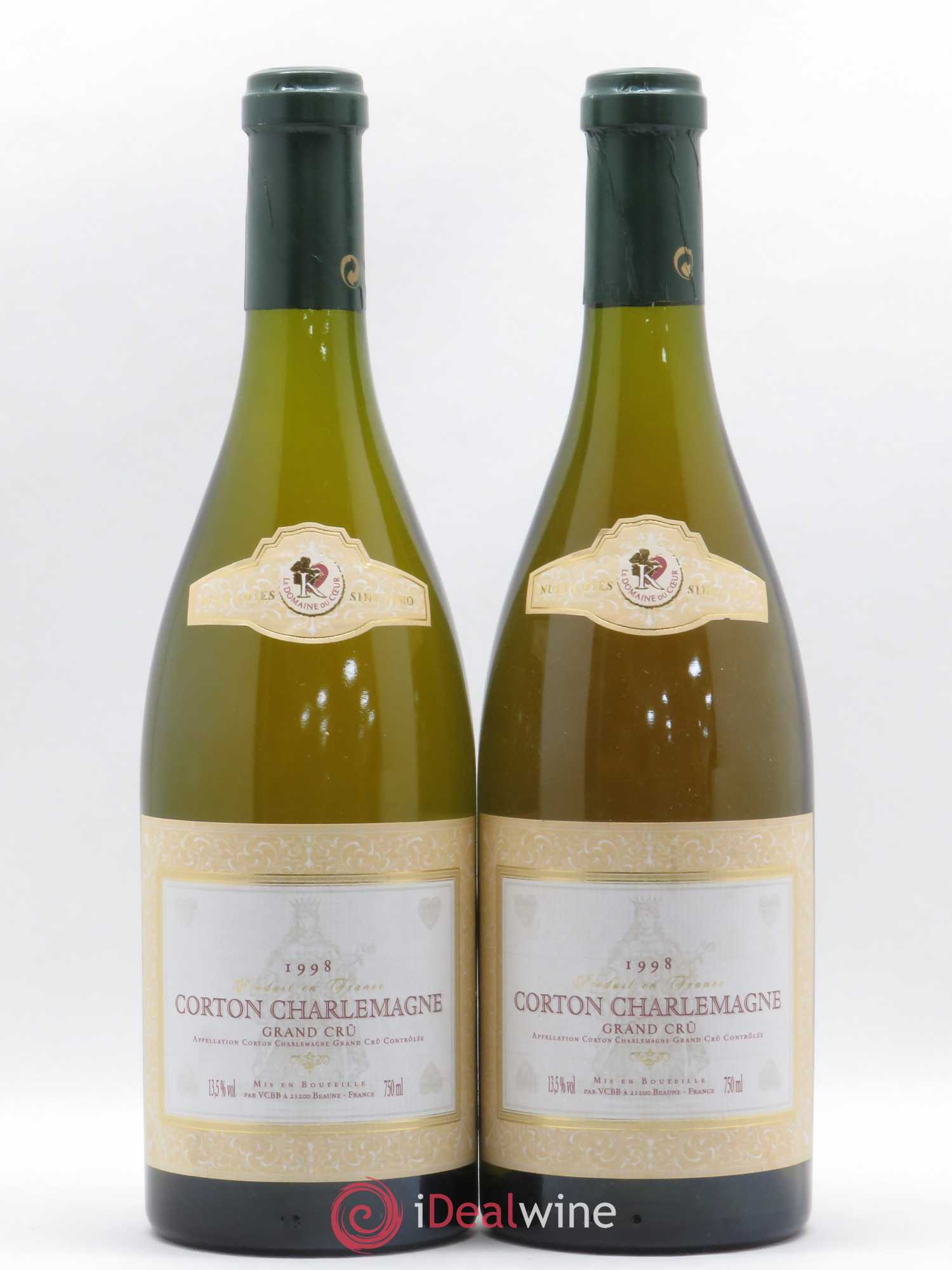 Corton-Charlemagne Grand Cru Domaine du Coeur 1998 - Posten von 2 Flaschen - 0
