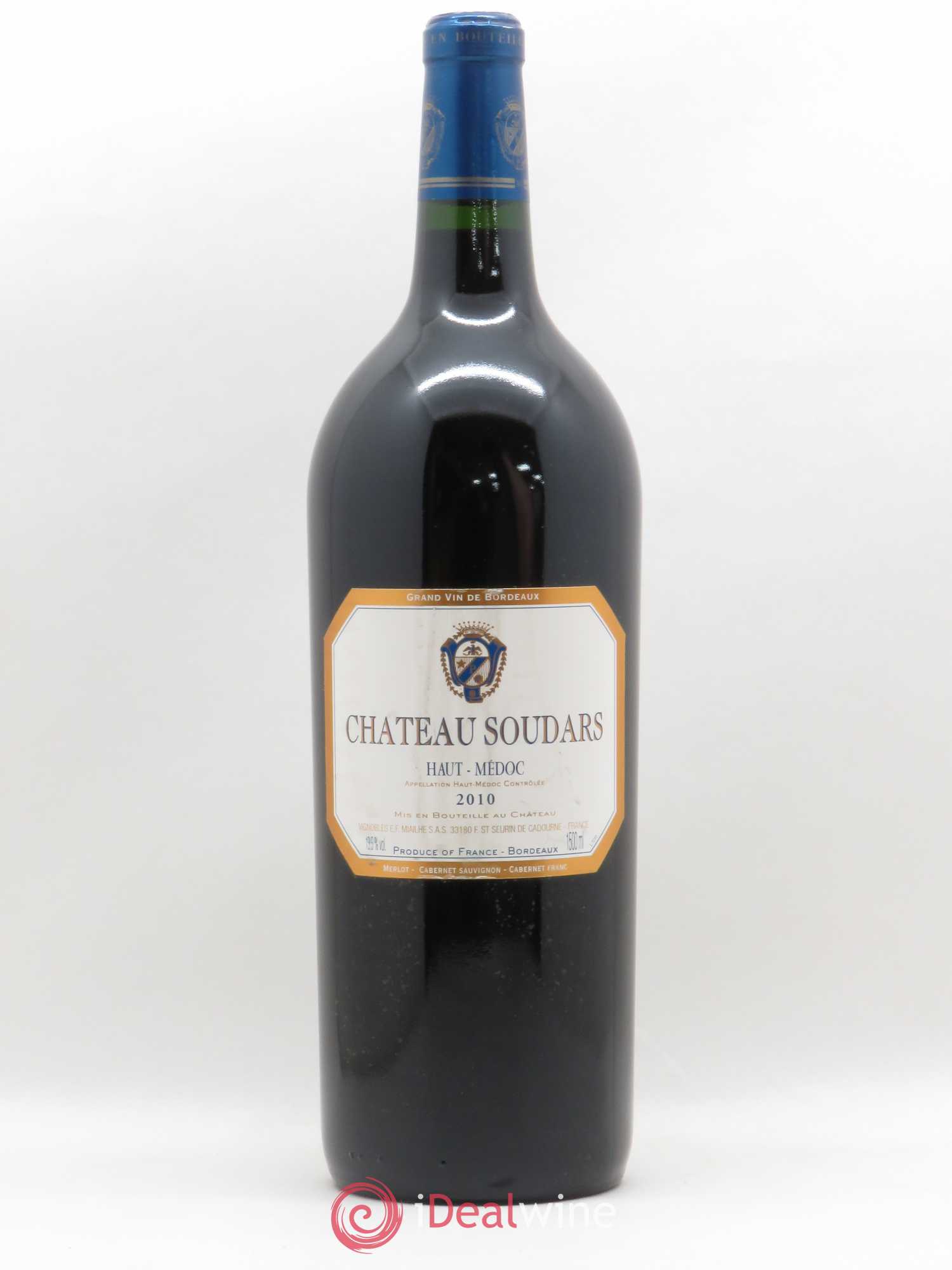 Château Soudars Cru Bourgeois 2010 - Lot de 1 magnum - 0