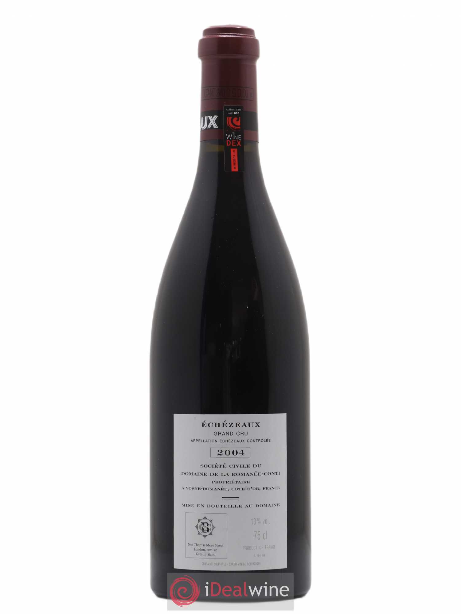 Echezeaux Grand Cru Domaine de la Romanée-Conti 2004 - Lot de 1 bouteille - 1