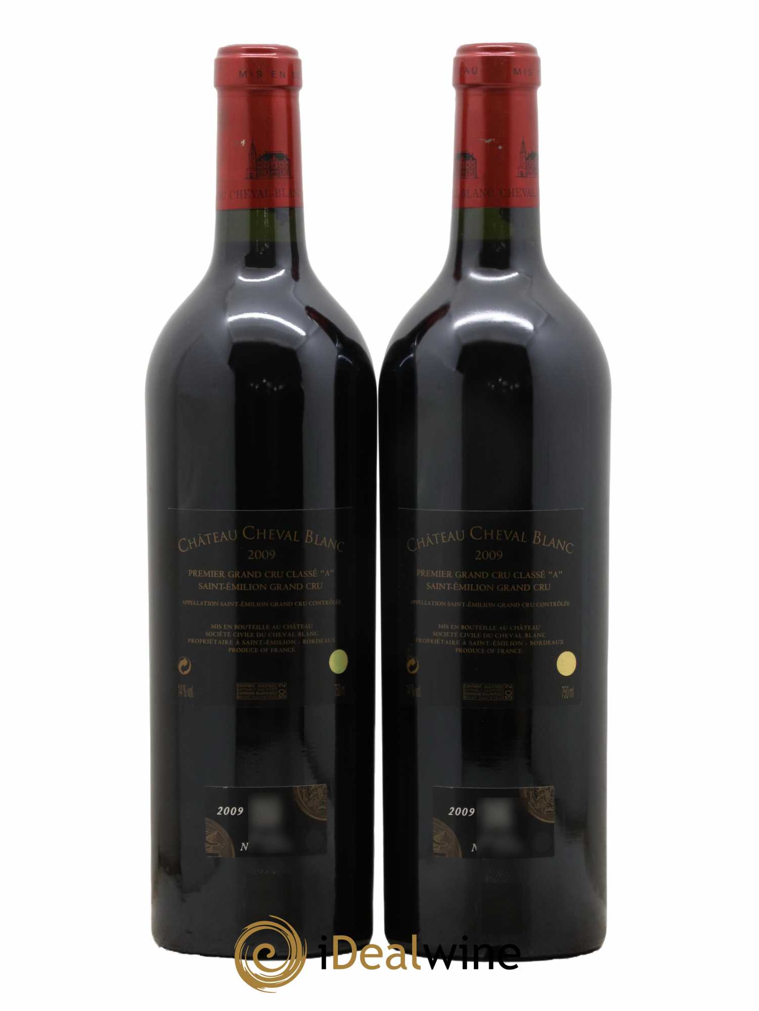 Château Cheval Blanc 1er Grand Cru Classé A 2009 - Lot de 2 bouteilles - 1
